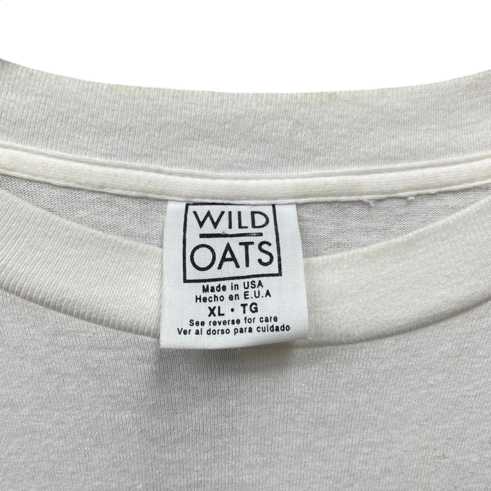 Vintage 90's WILD OATS No Doubt Anaheim .CA 1996 S/S Tee Size XL