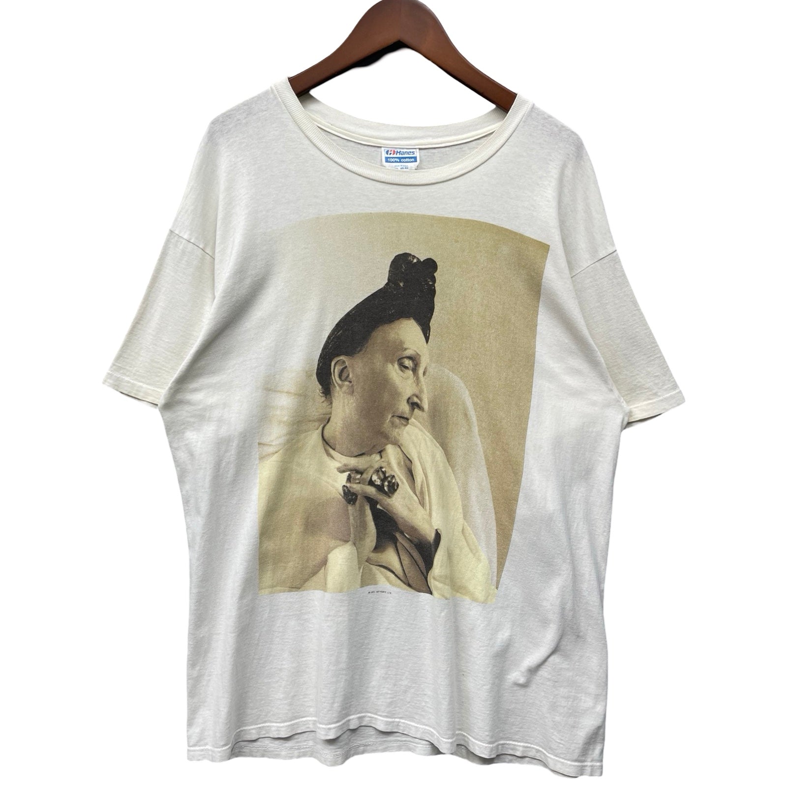 Vintage 90's MORRISSEY 1991 Kill Uncle "EDITH SITWELL" S/S Tee Size XL