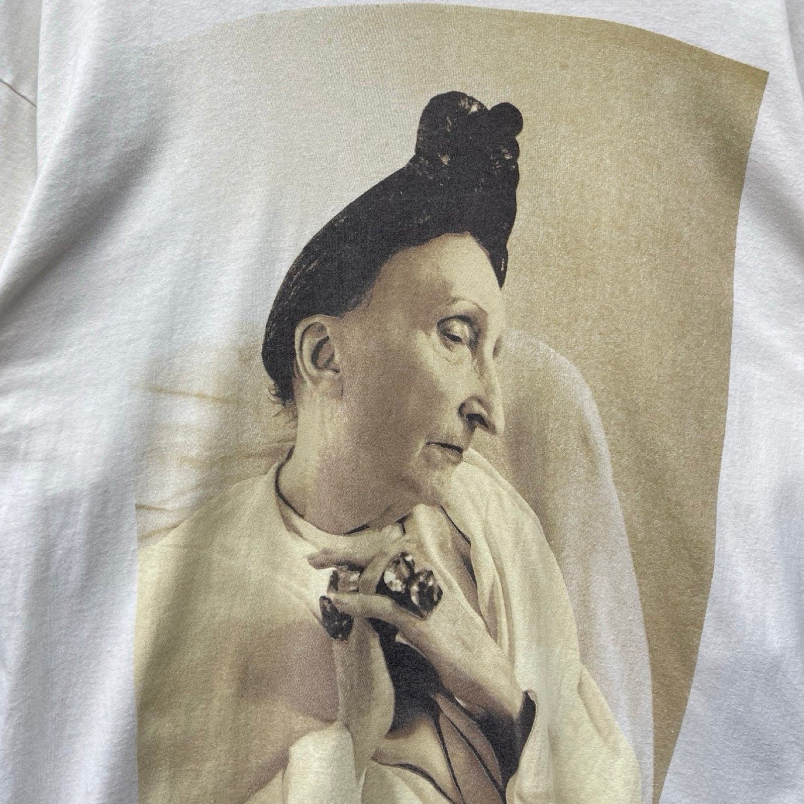 Vintage 90's MORRISSEY 1991 Kill Uncle "EDITH SITWELL" S/S Tee Size XL