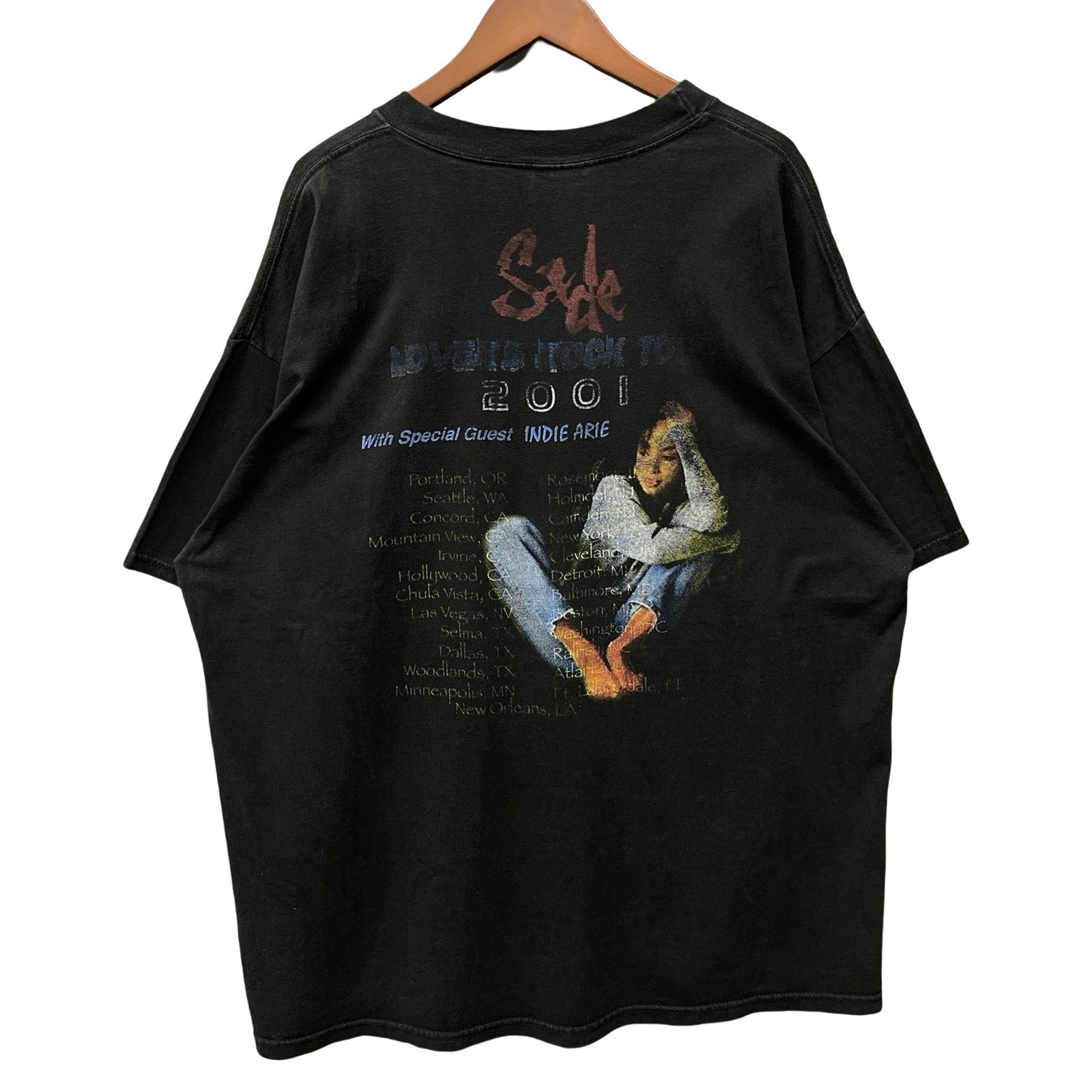 Vintage 00's Sade Lovers Rock Tour 2001 S/S Tee Size XXL