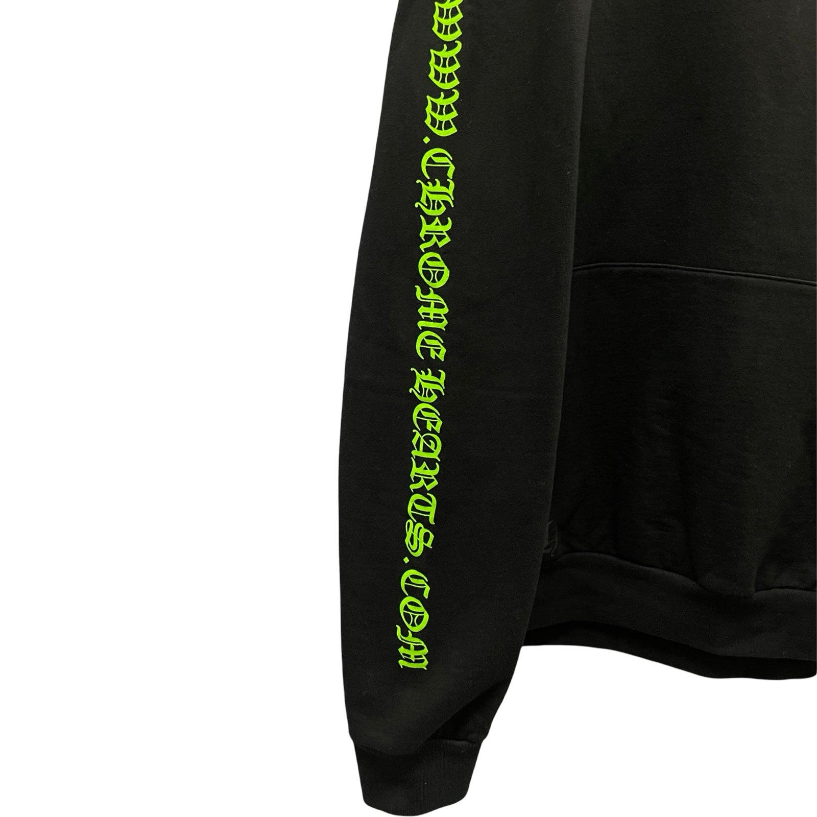 CHROME HEARTS 2022SS Charity Horseshoe CH Plus Leather Patch Pullover Hoodie Size XL