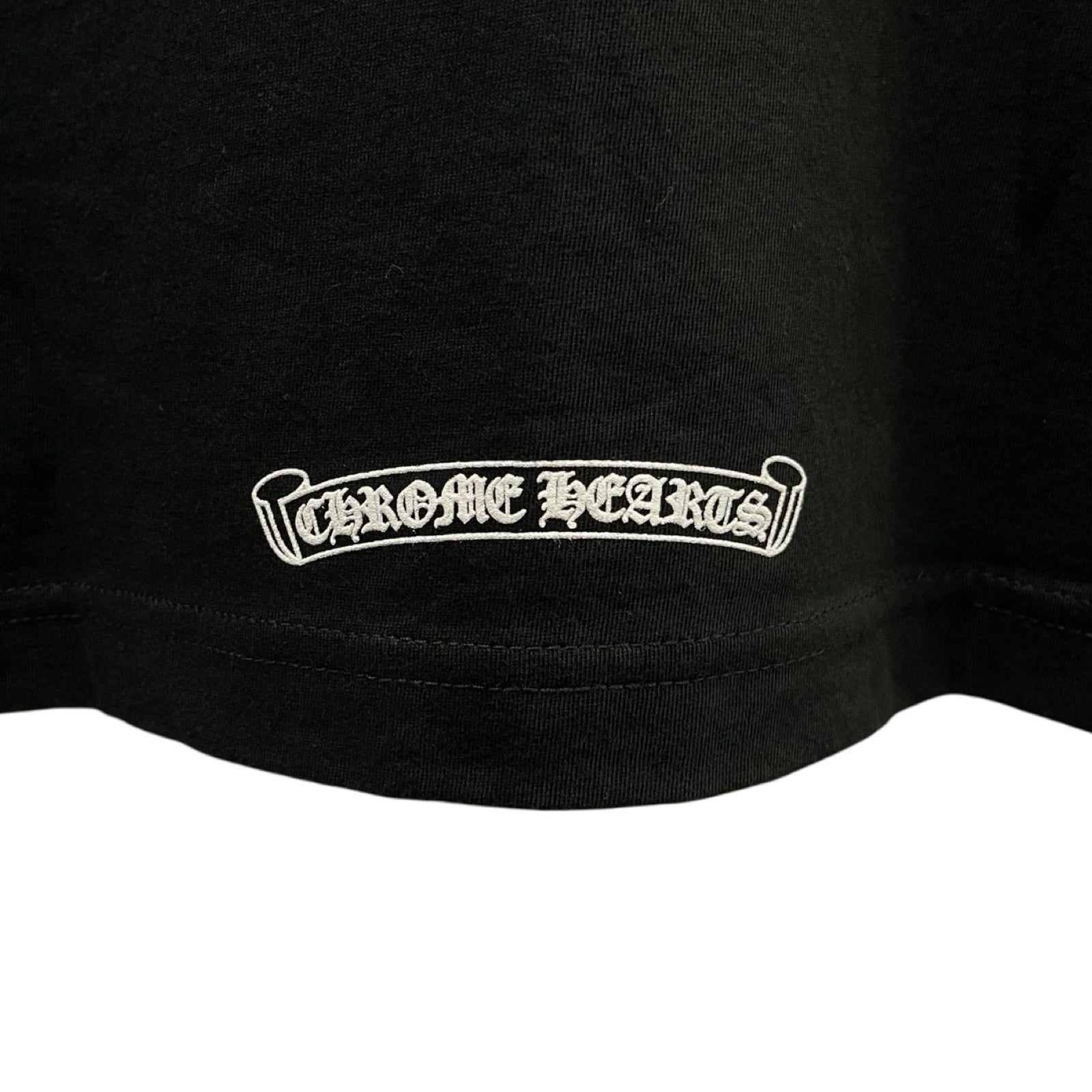 CHROME HEARTS Neck Logo Long Sleeve Tee Size XL