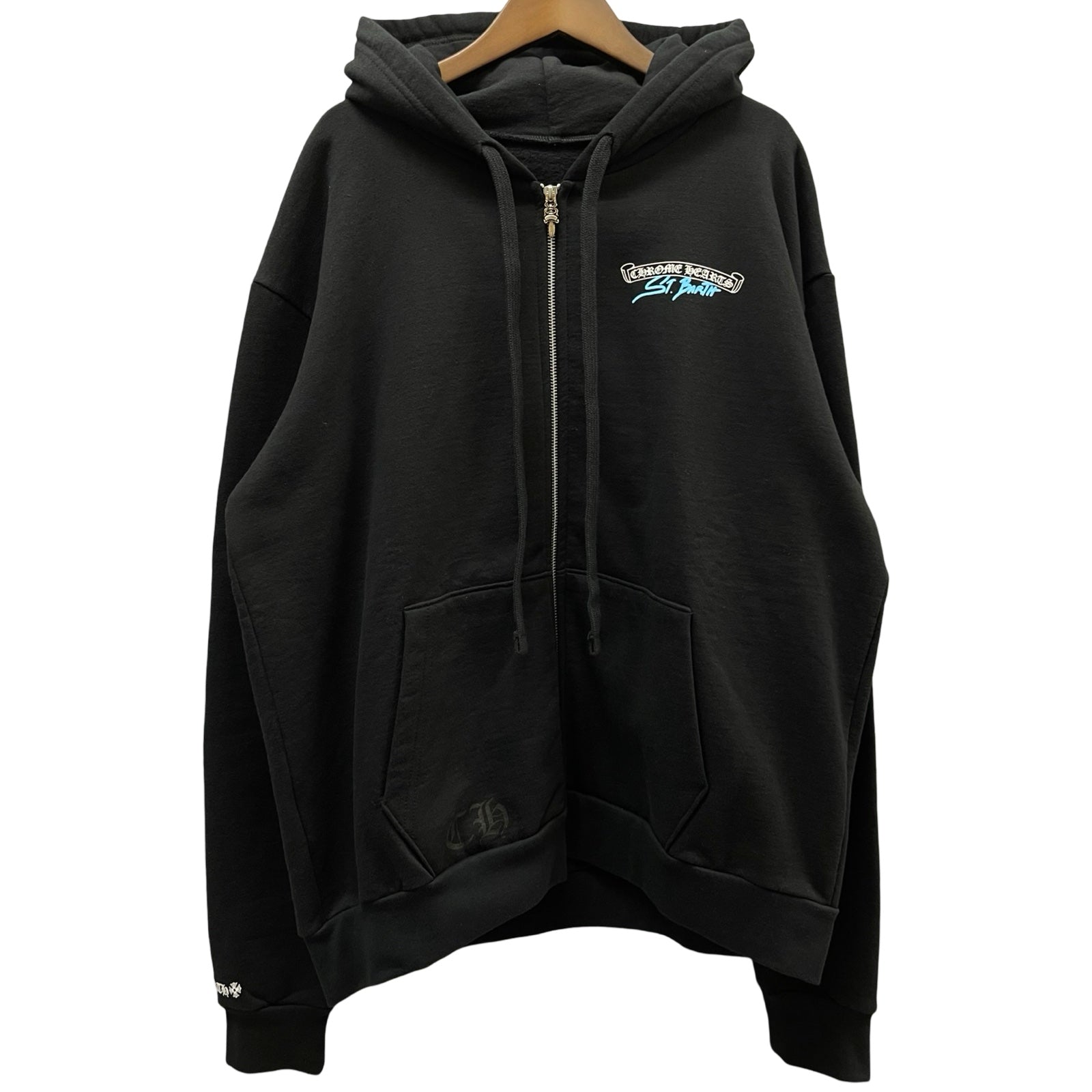 CHROME HEARTS St. Barth Limited Horseshoe Zip Up Hoodie Size S