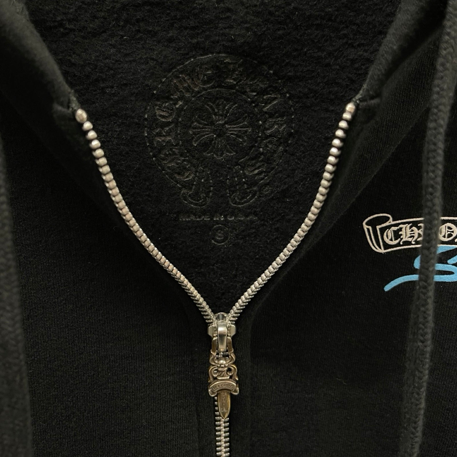 CHROME HEARTS St. Barth Limited Horseshoe Zip Up Hoodie Size S