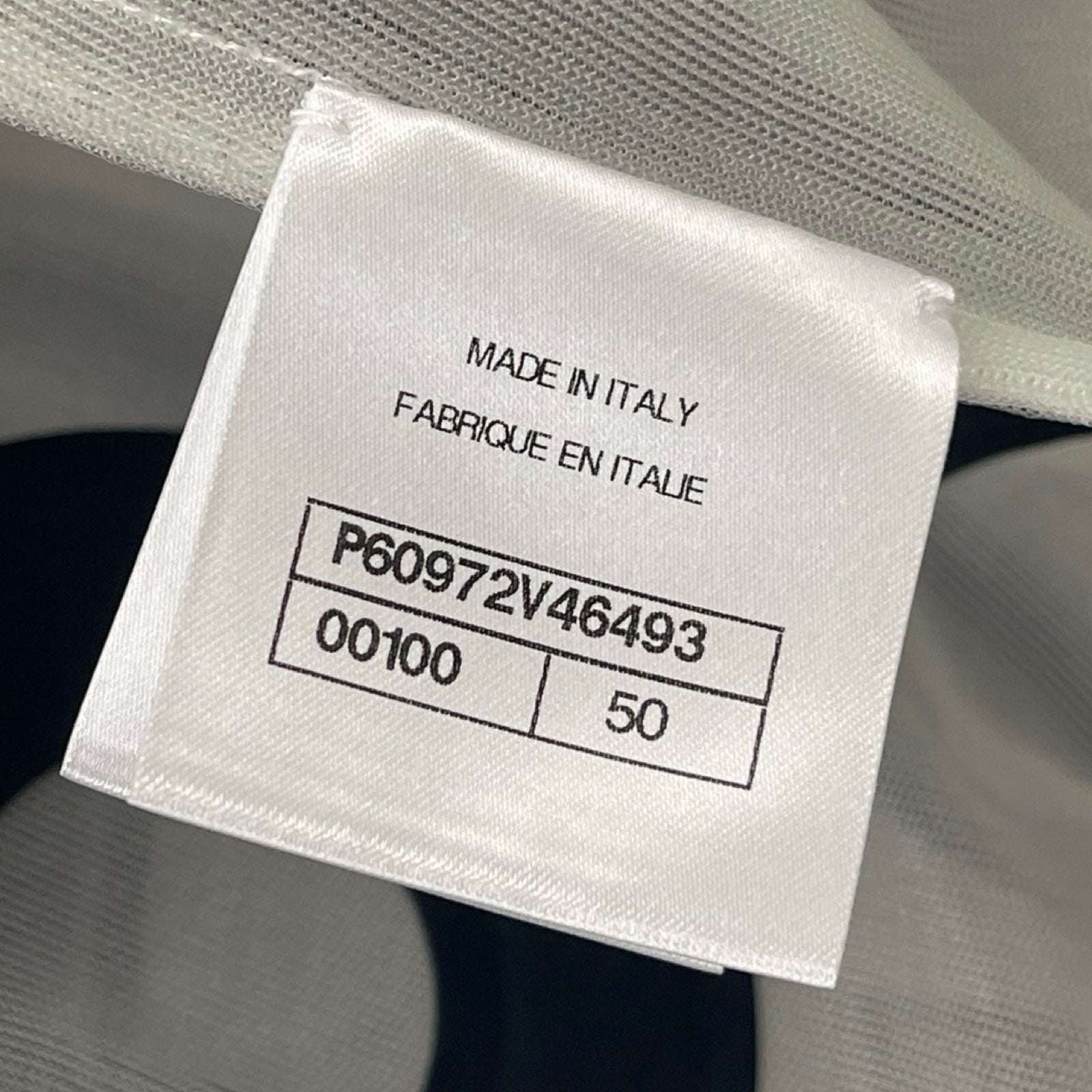 CHANEL 2019SS Logo Nylon Zip Up Hoodie P60972V46493 Size 50