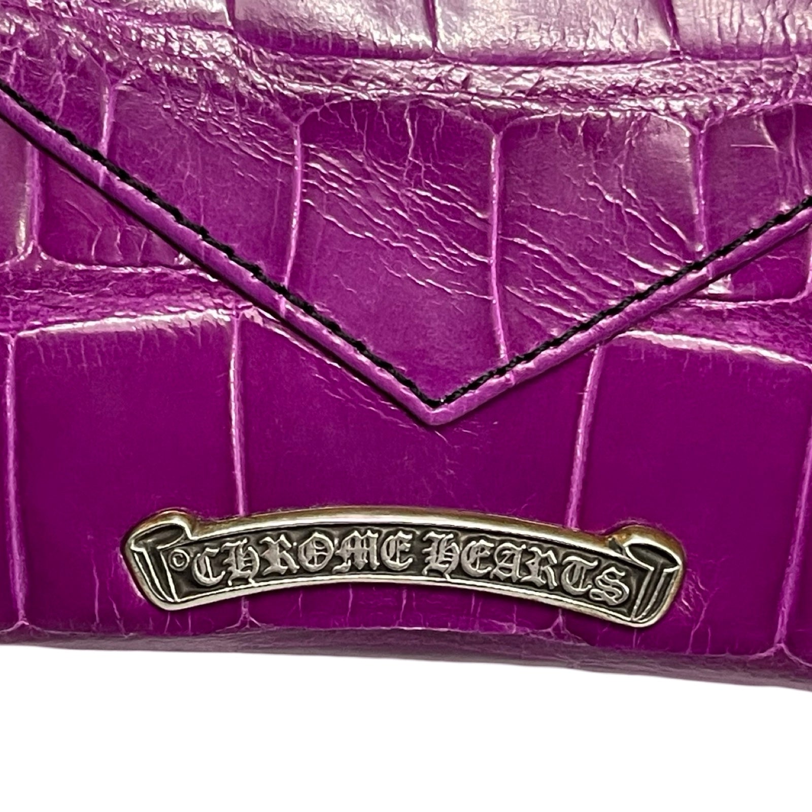 CHROME HEARTS Tiny Wallet Alligator