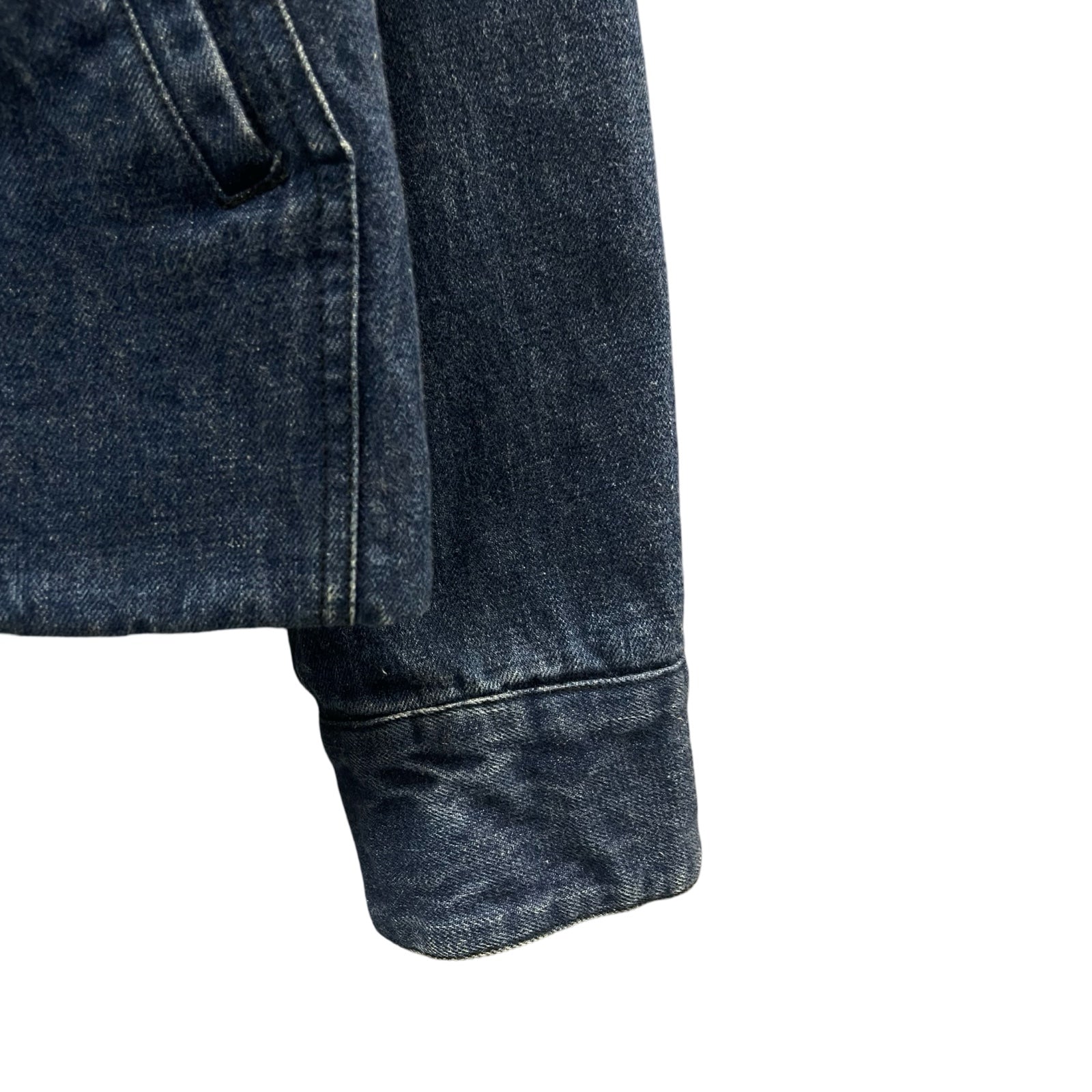 CHROME HEARTS Y NOT Dagger Zip Denim Jacket Size M