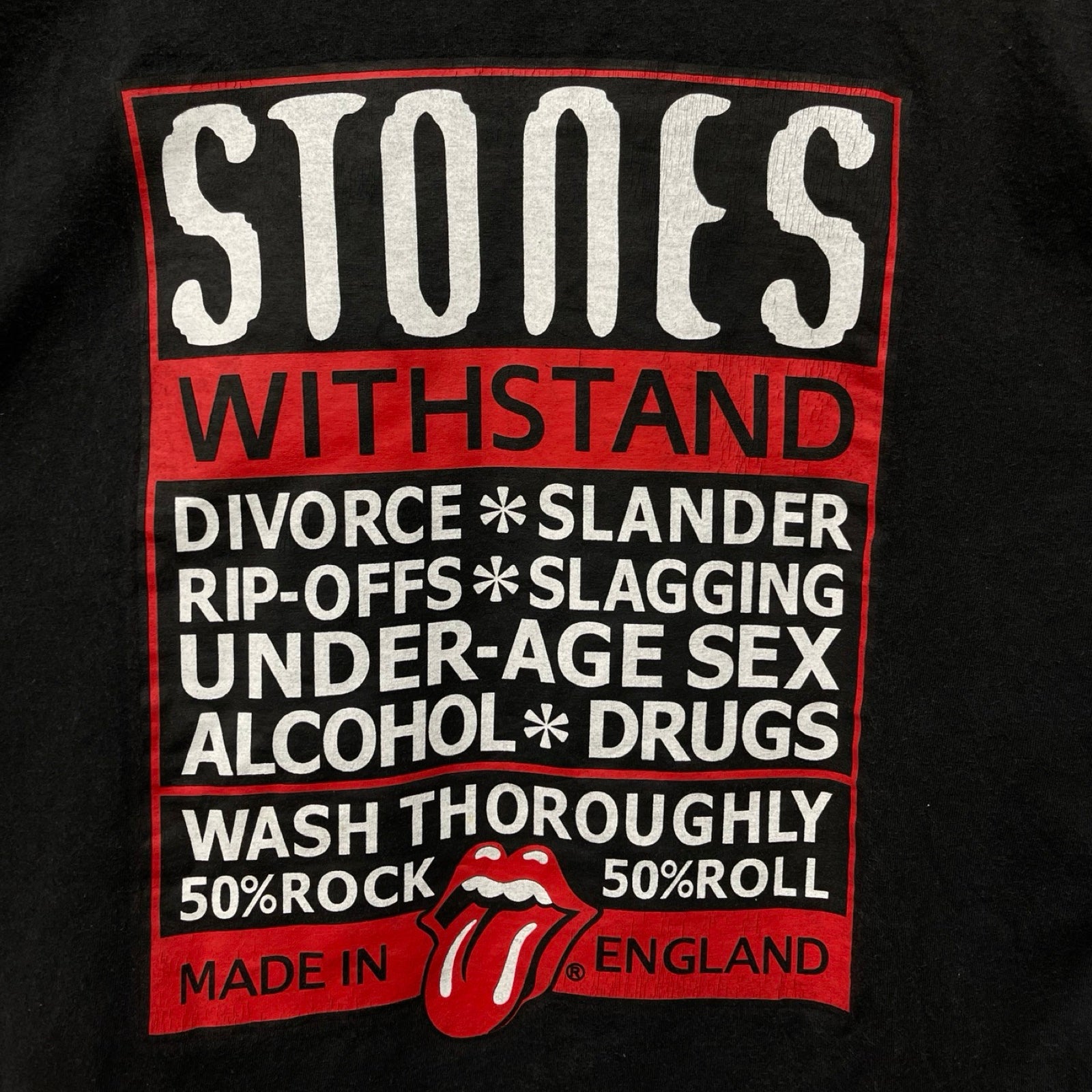 Vintage 00's The Rolling Stones "WITHSTAND" 2002 S/S Tee