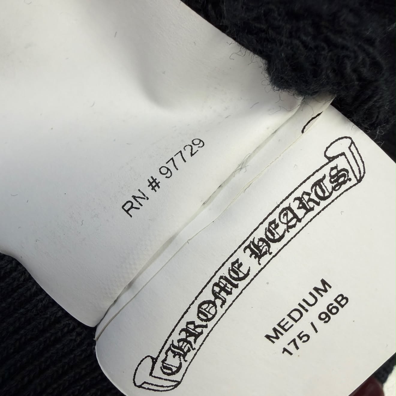 CHROME HEARTS Y NOT Tonal Monogram Cross Vertical Logo Sweat Shirt Size M クロムハーツ ワイノット トーナルモノグラムクロス ヴァーティカルロゴ スウェットシャツ Tシャツ サイズM