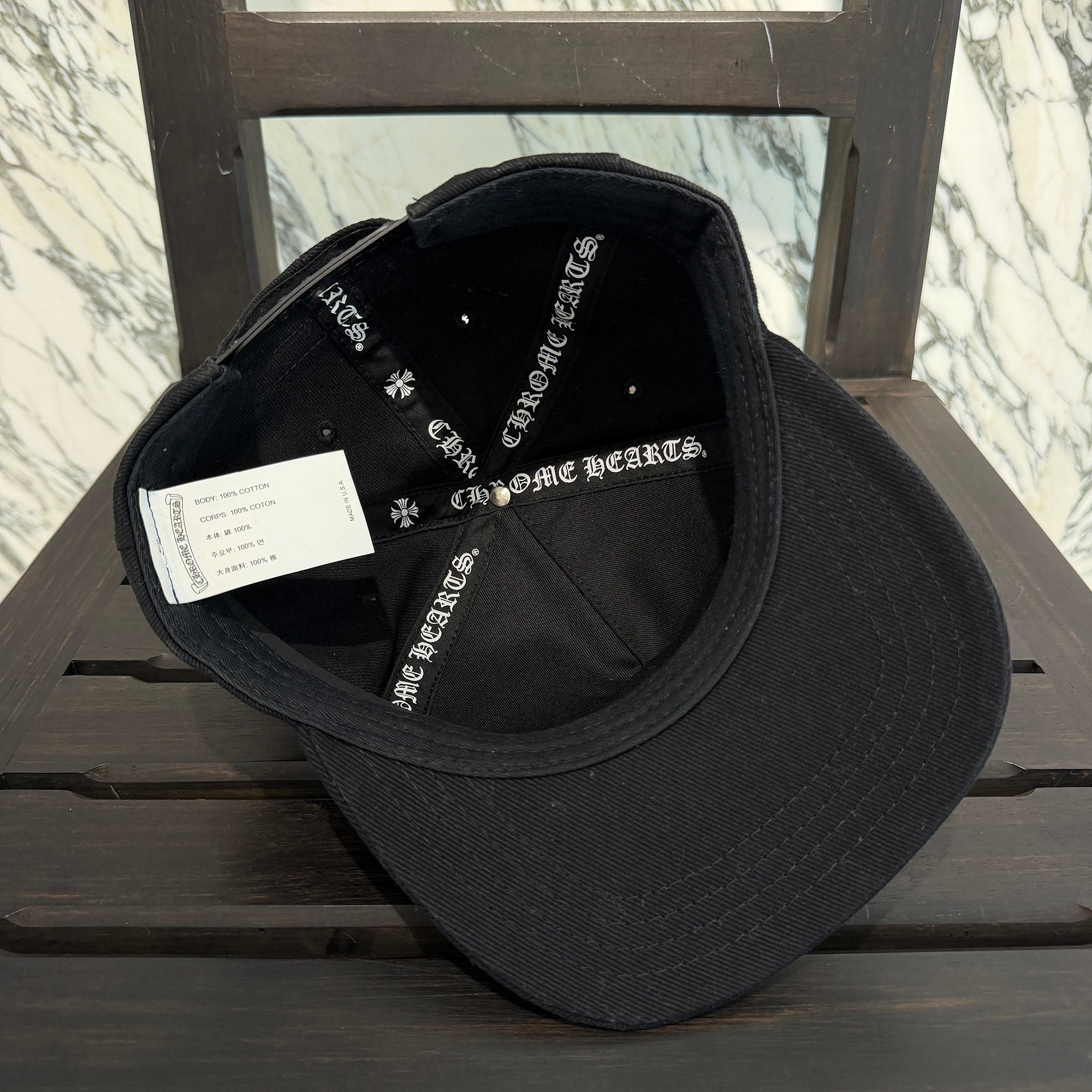 CHROME HEARTS Dagger Denim Baseball Cap Size ONE SIZE (53-60) クロムハーツ ダガーデニム ベースボースキャップ サイズONE SIZE (53-60)