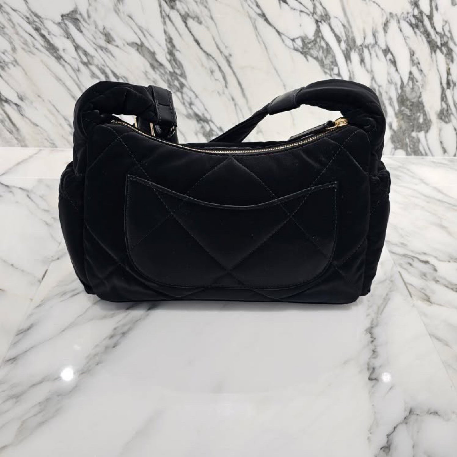 CHANEL 2024AW MATELASSE Lightweight Nylon Bowling Bag AS5054 B17670 94305