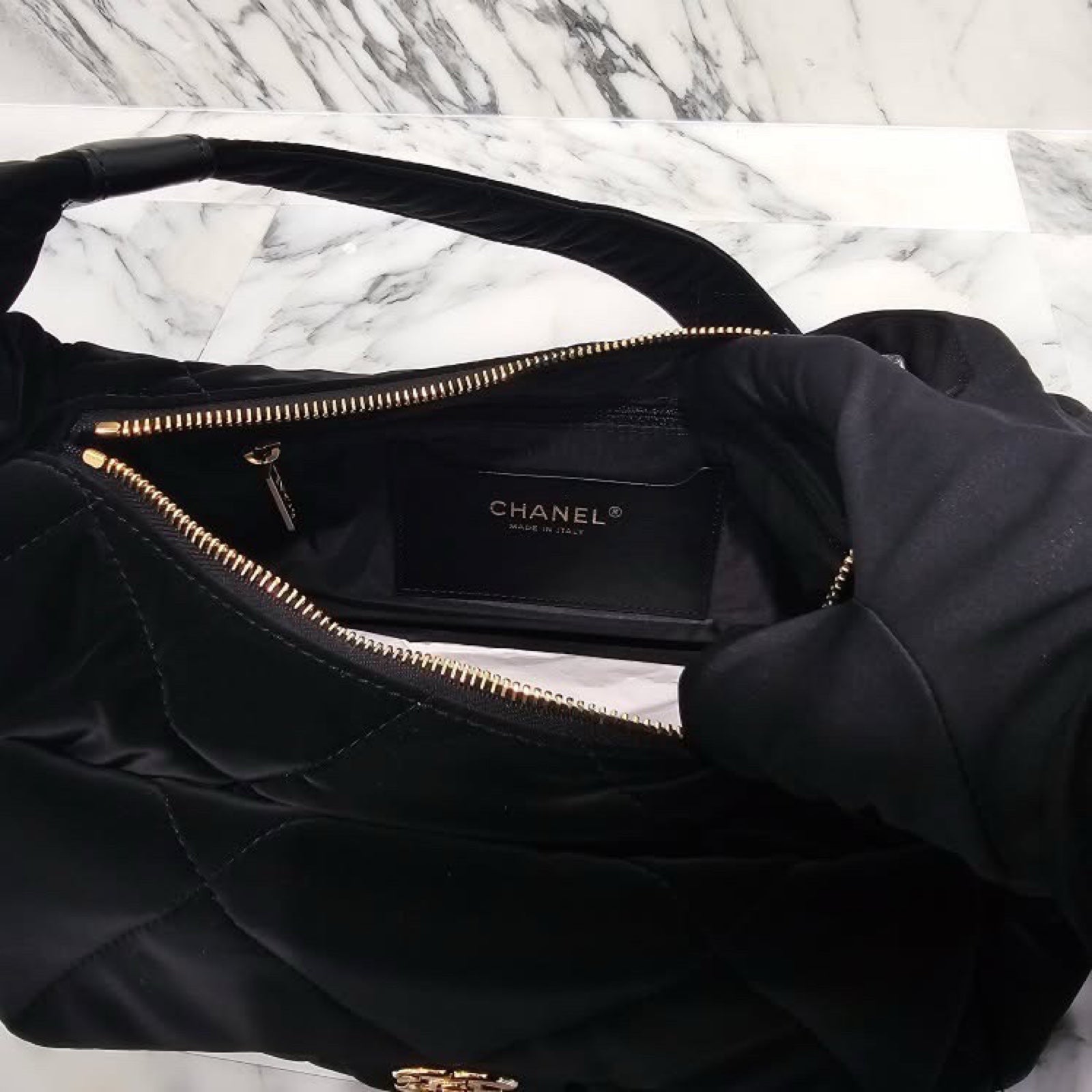 CHANEL 2024AW MATELASSE Lightweight Nylon Bowling Bag AS5054 B17670 94305