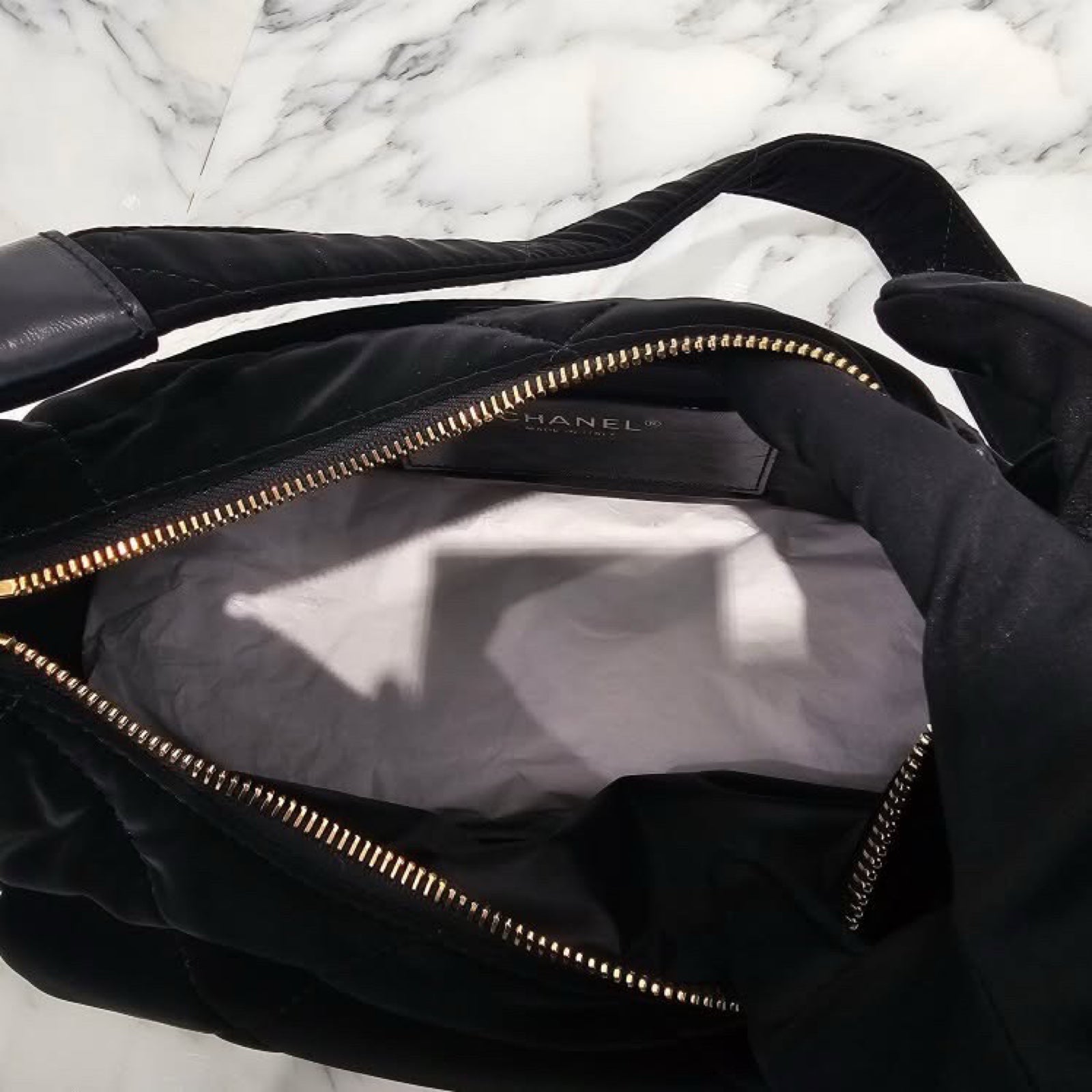 CHANEL 2024AW MATELASSE Lightweight Nylon Bowling Bag AS5054 B17670 94305