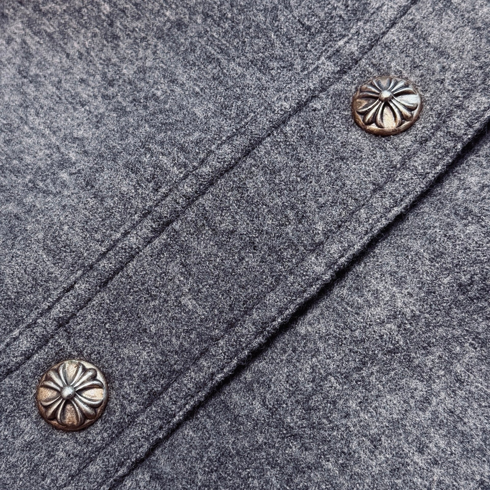 CHROME HEARTS Y NOT Cross Ball Wool Jacket Size L クロムハーツ ワイノット クロスボール ウールジャケット サイズL