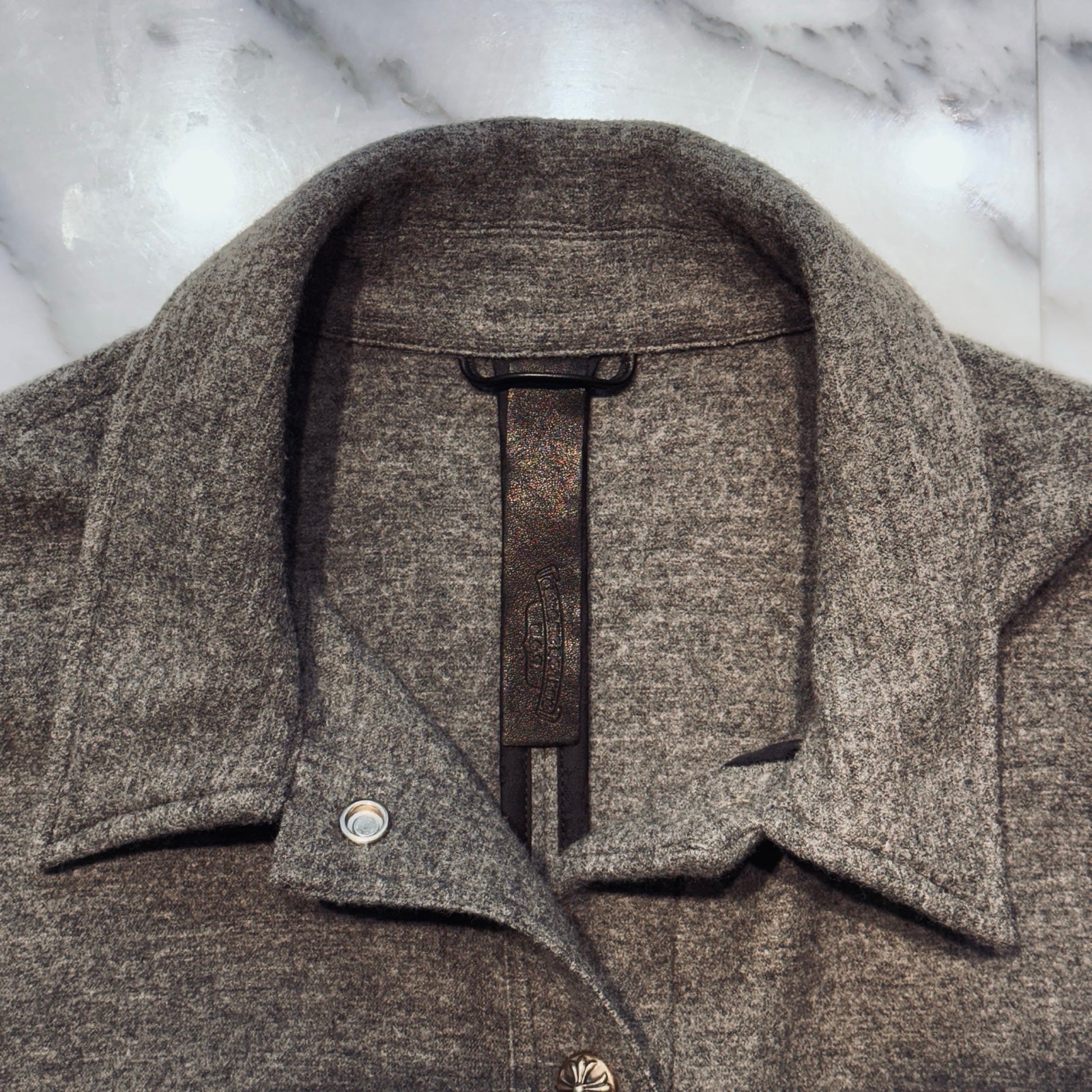 CHROME HEARTS Cross Ball Wool Jacket Size S