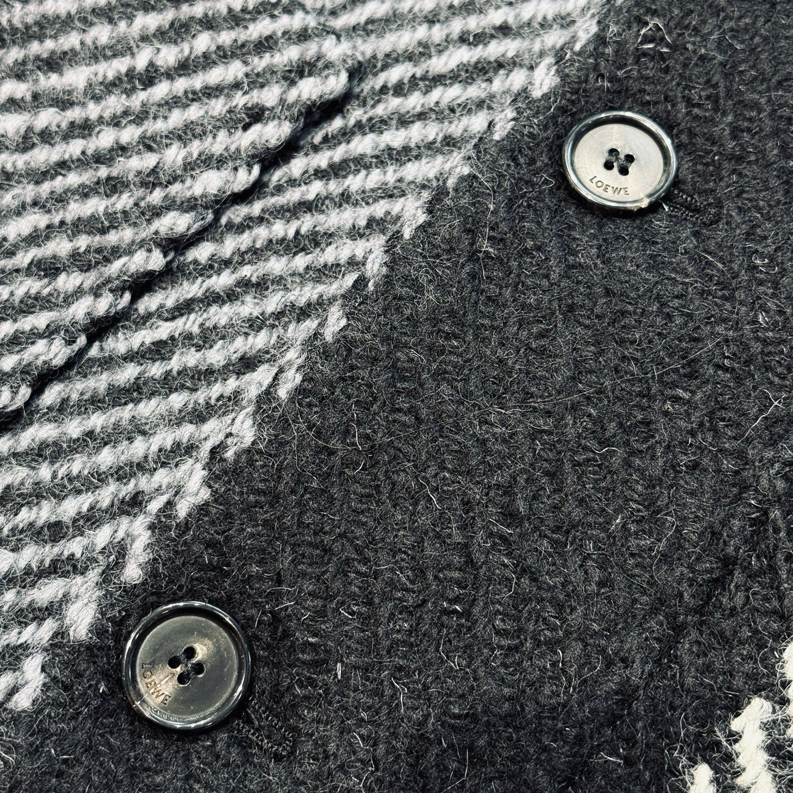 LOEWE 2024AW Wool Blend Workwear Jacket H526Y03WBC Size 48