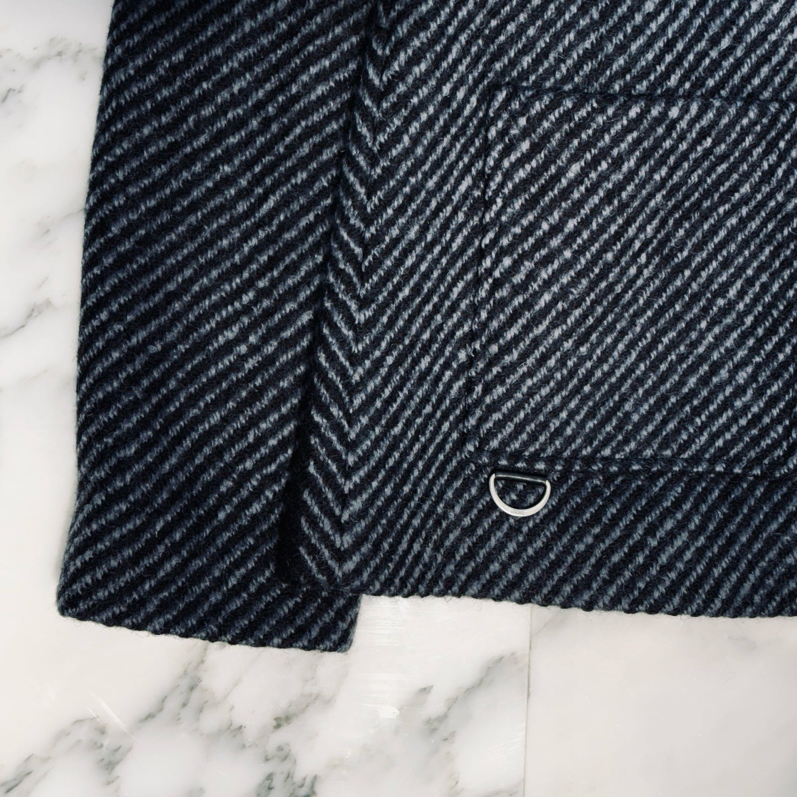 LOEWE 2024AW Wool Blend Workwear Jacket H526Y03WBC Size 48