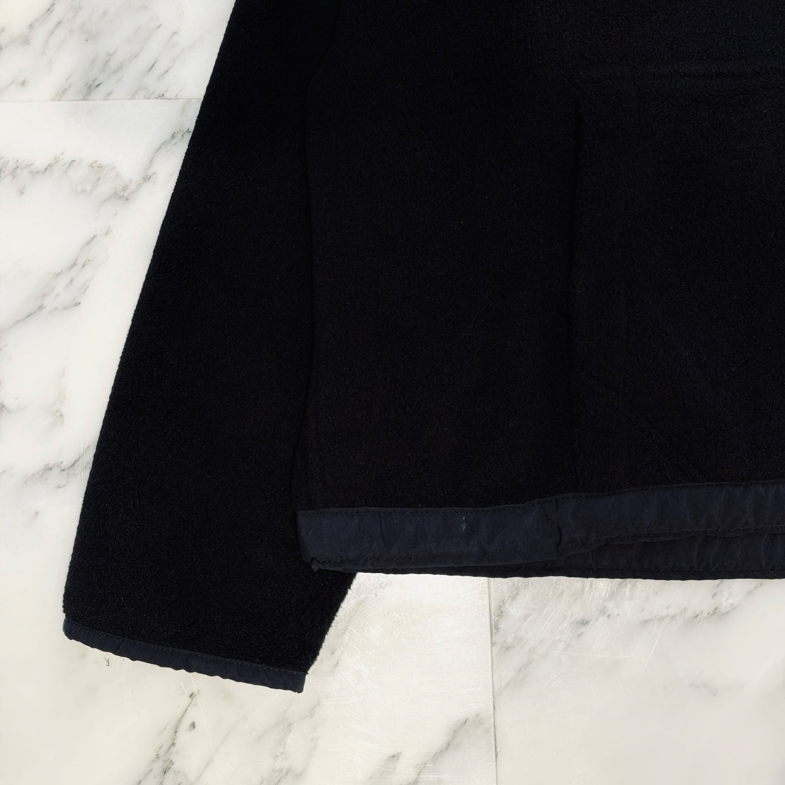 CHROME HEARTS Half Zip Horseshoe Fleece Hoodie Size M