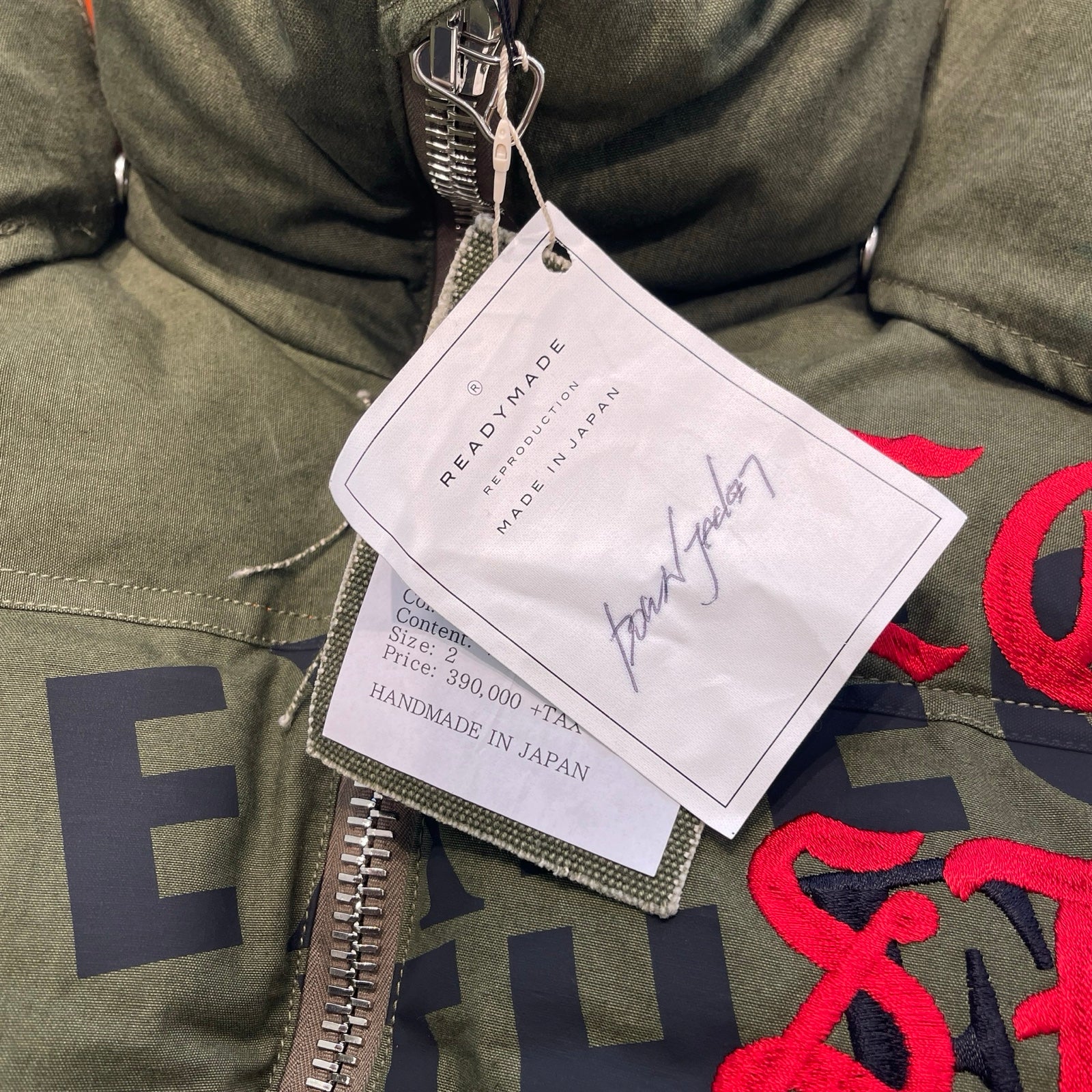 READYMADE × Cali Thornhill 2019AW Dewitt DOWN JACKET Size 2