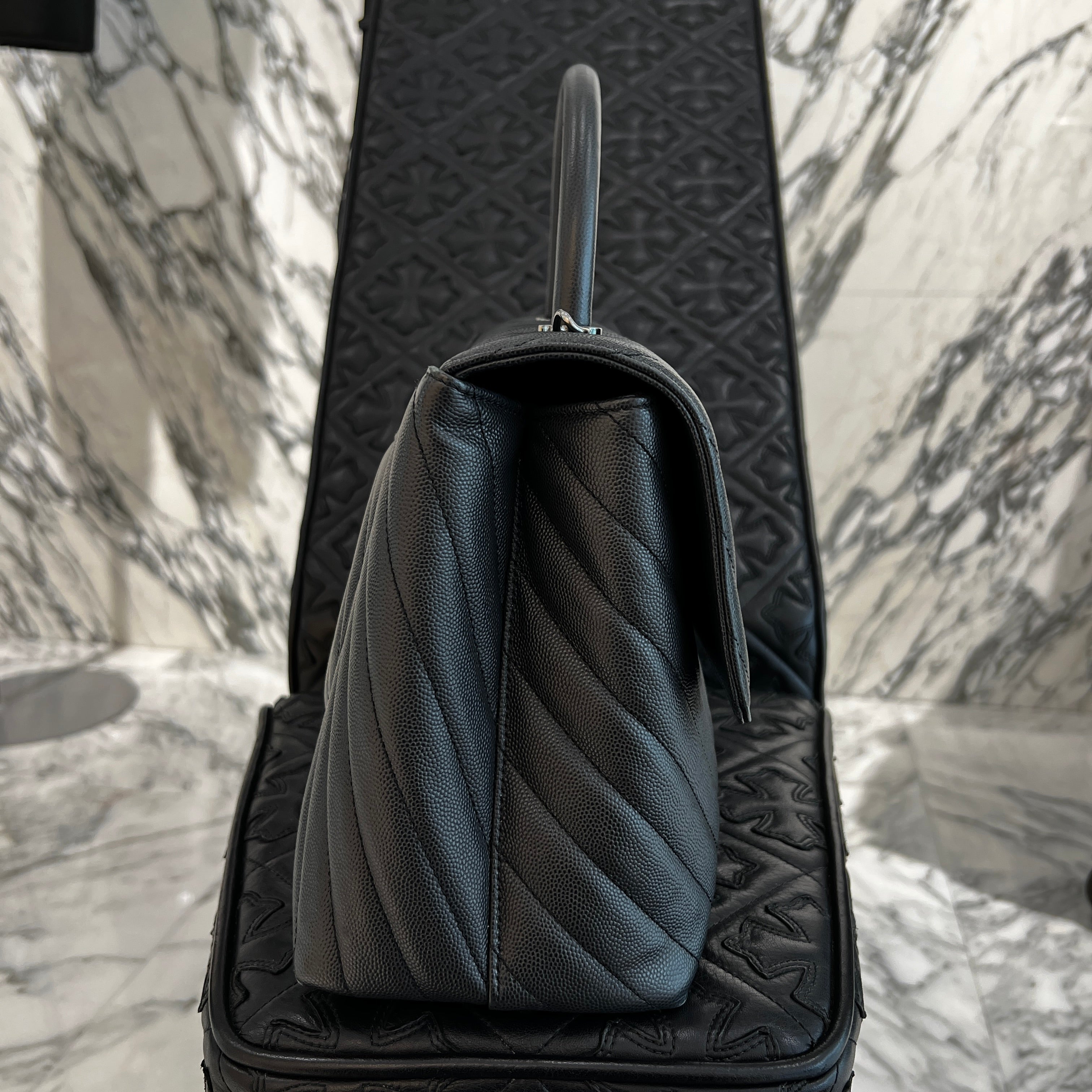 CHANEL Coco Handle 29 Leather Shoulder Bag シャネル ココハンドル 29 レザーショルダーバッグ