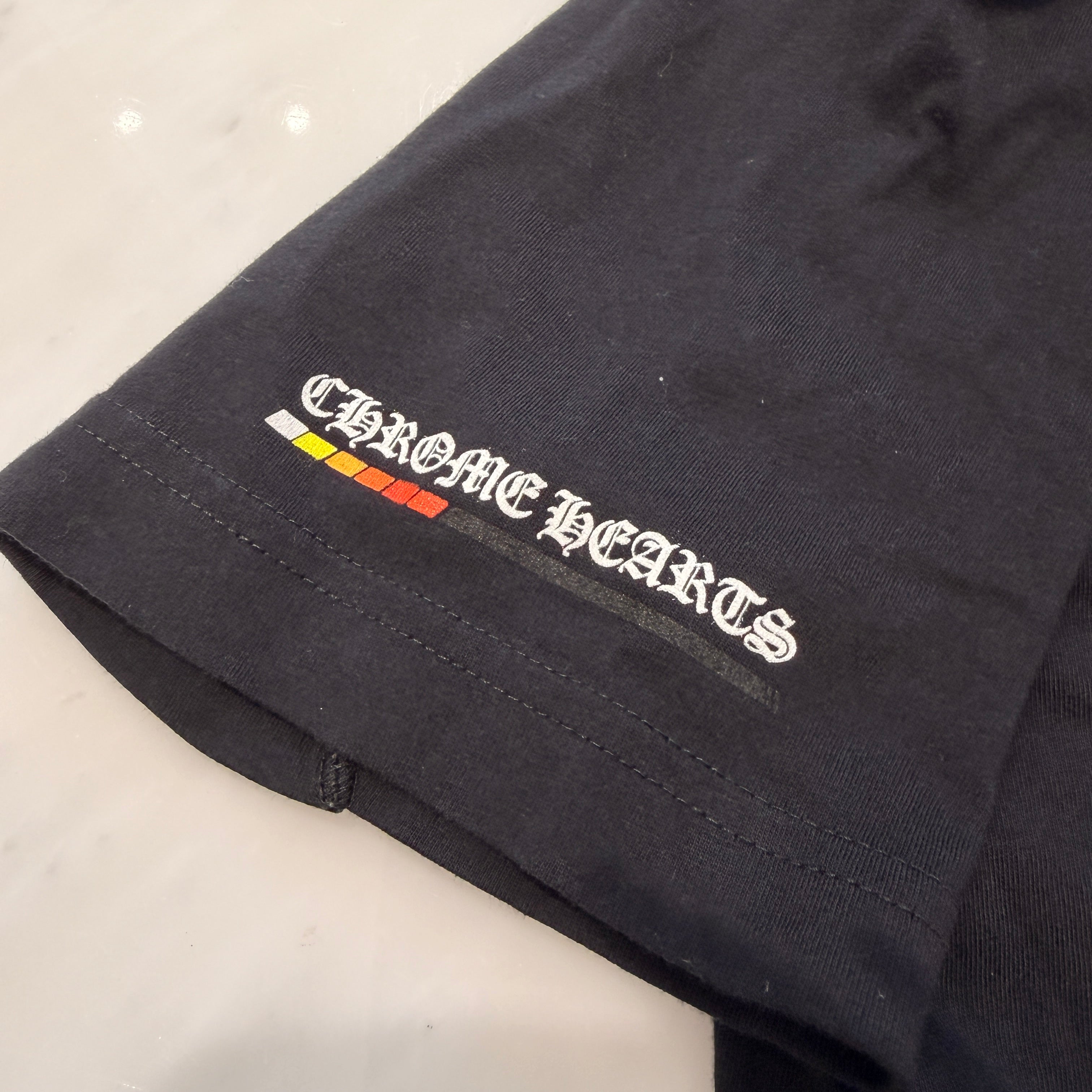 CHROME HEARTS Neon Bar Logo Tee Size S クロムハーツ ネオンバー ロゴ Tシャツ サイズS