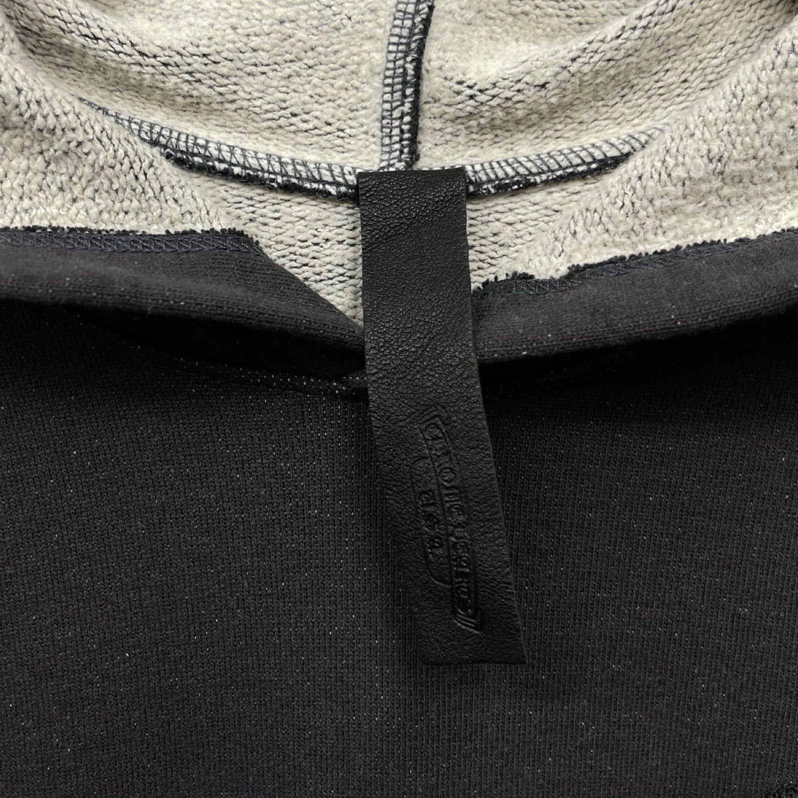 CHROME HEARTS YNOT Vertical Logo Embroidery Pullover Hoodie Size L