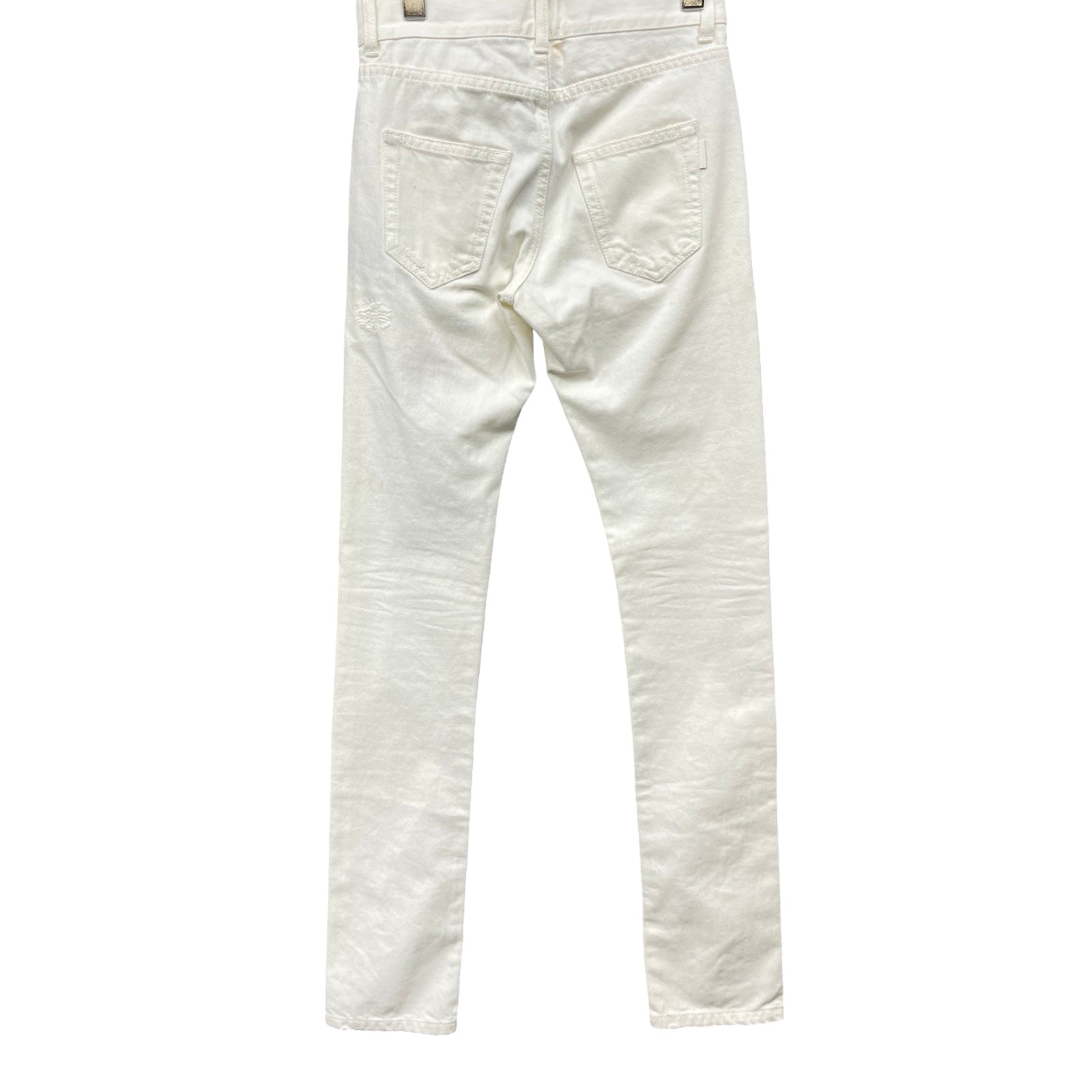 v*_様 saint laurent paris coating skinny Saint Laurent Coated Skinny Jeans - Black | Editorialist