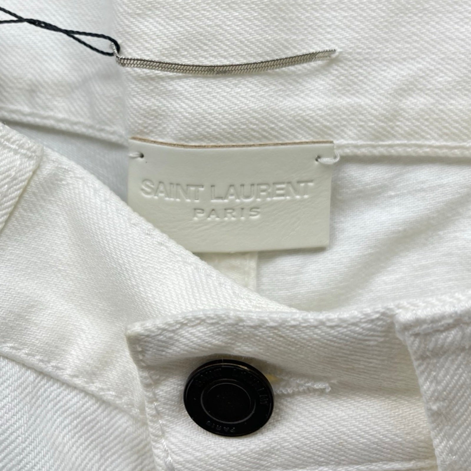 SAINT LAURENT PARIS Damage Skinny Jeans D18 M/SL-LW 551344 YR888 Size 25