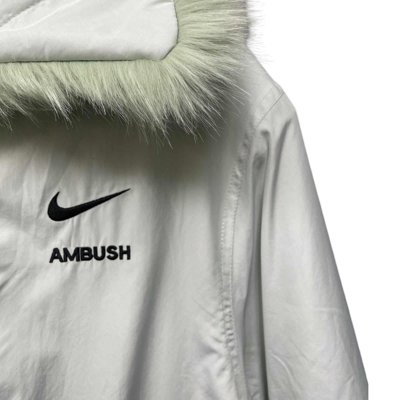 NIKE × AMBUSH 2018AW Reversible Faux Fur Jacket Size S