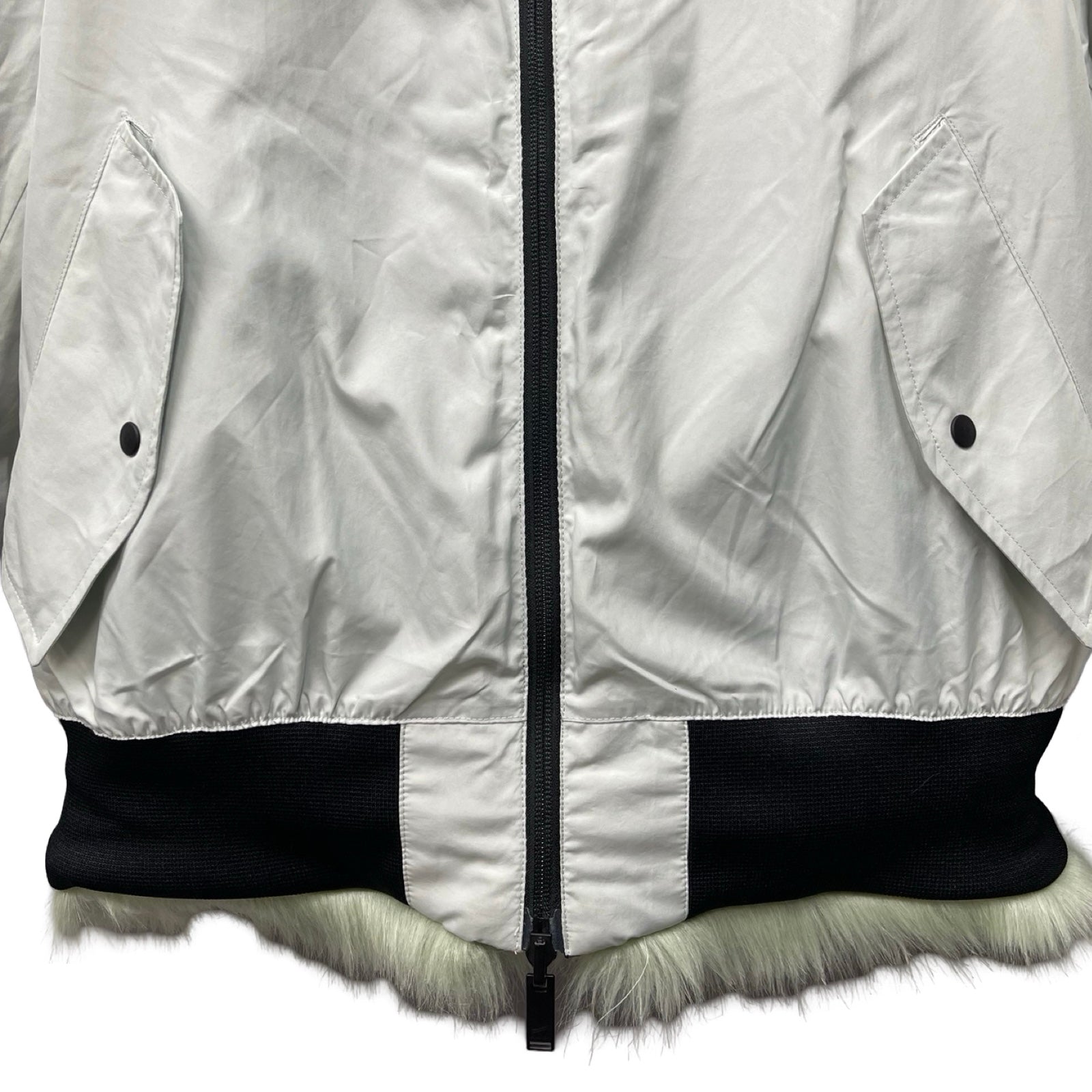 NIKE × AMBUSH 2018AW Reversible Faux Fur Jacket Size S