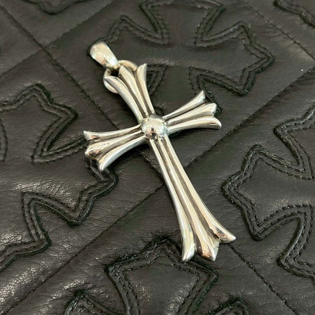 CHROME HEARTS Large Cross With Bail Pendant Top クロムハーツ ラージクロス ウィズ ベイル ペンダントトップ