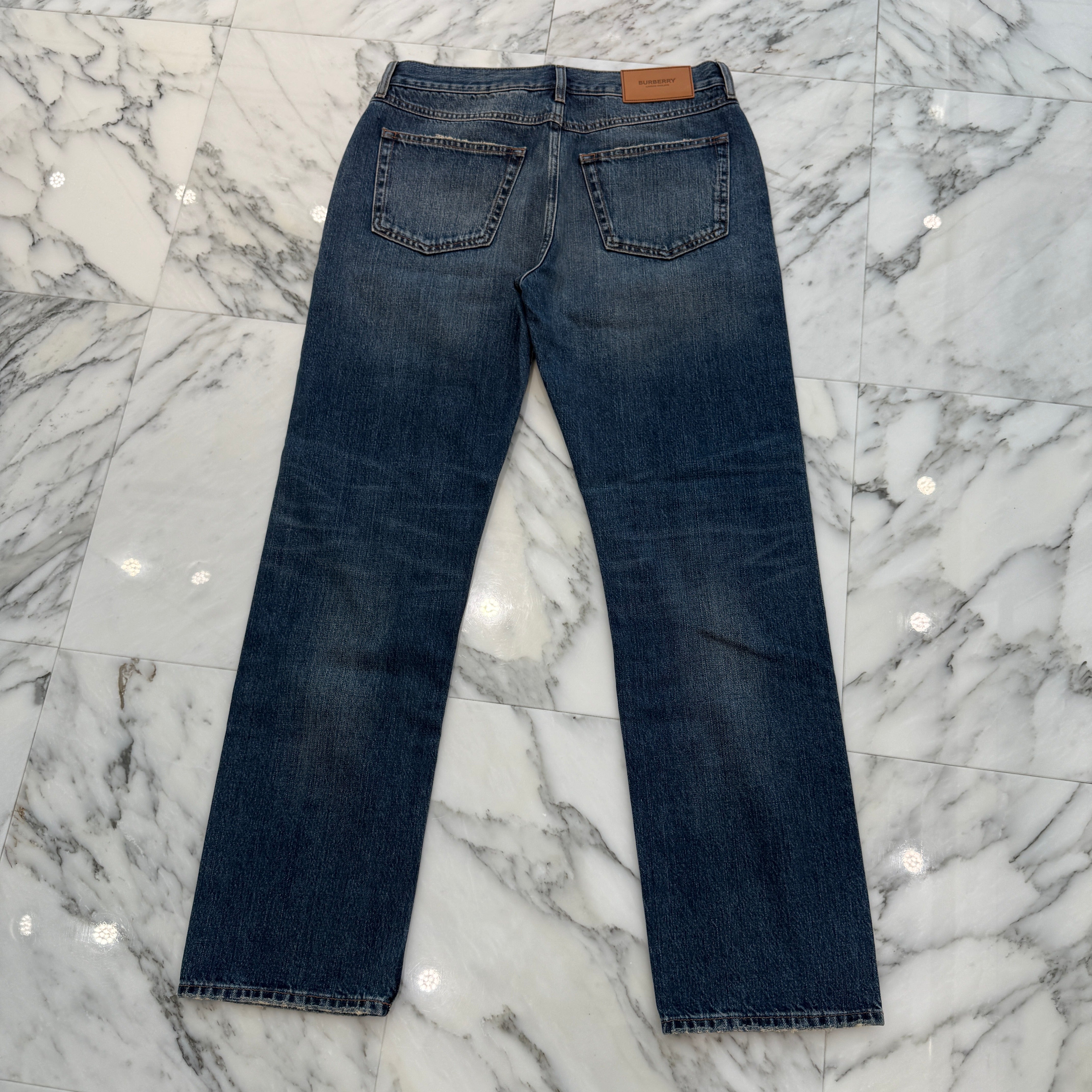 BURBERRY 2023AW Straight Fit Boot Cut Jeans 8071547 Size W32×L32 バーバリー ストレートフィット ブーツカットジーンズ サイズW32×L32