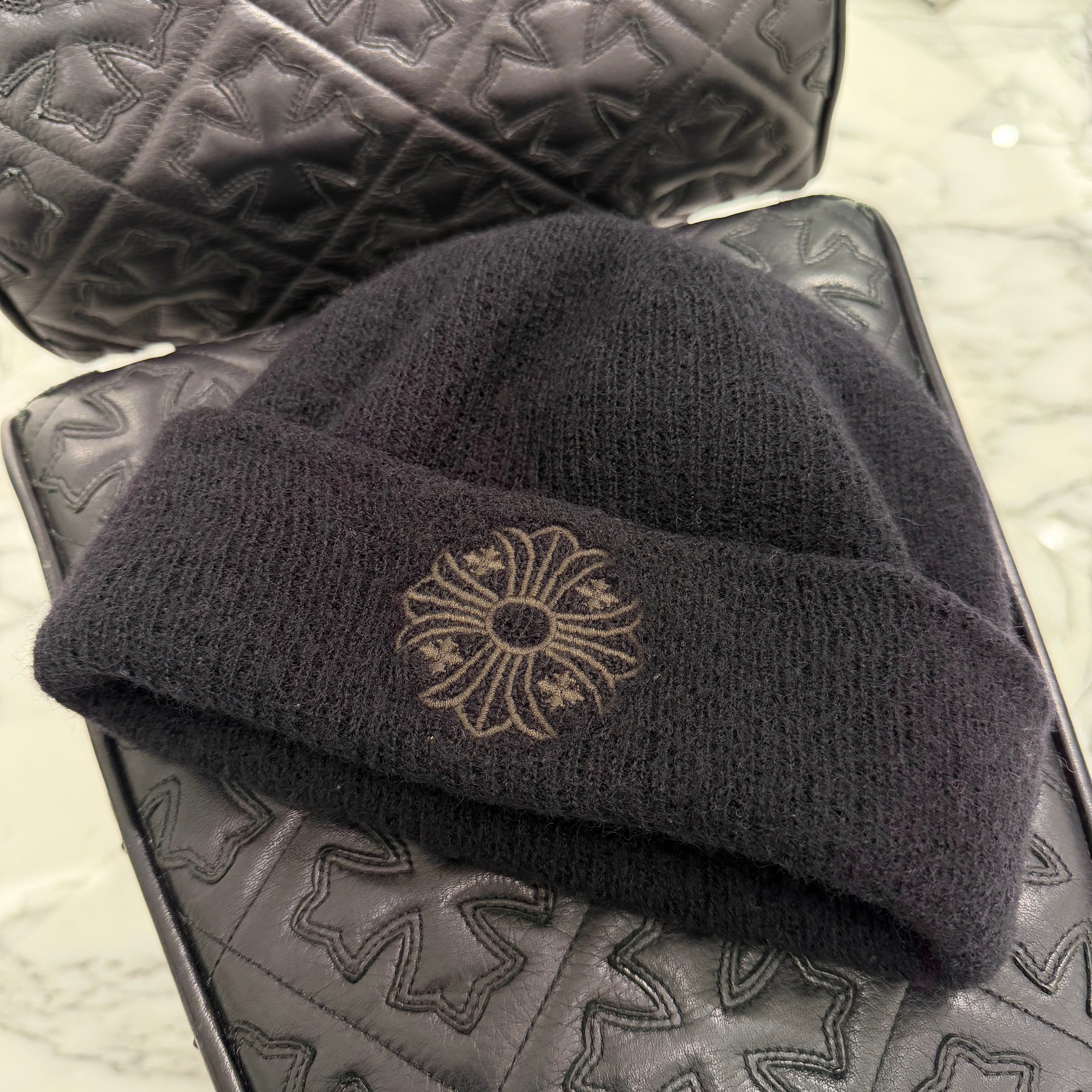 CHROME HEARTS CH Plus WOOL WATCH CAP Size ONE SIZE (23cm) クロムハーツ CHプラス ウール ウォッチキャップ ビーニー サイズONE SIZE (23cm)