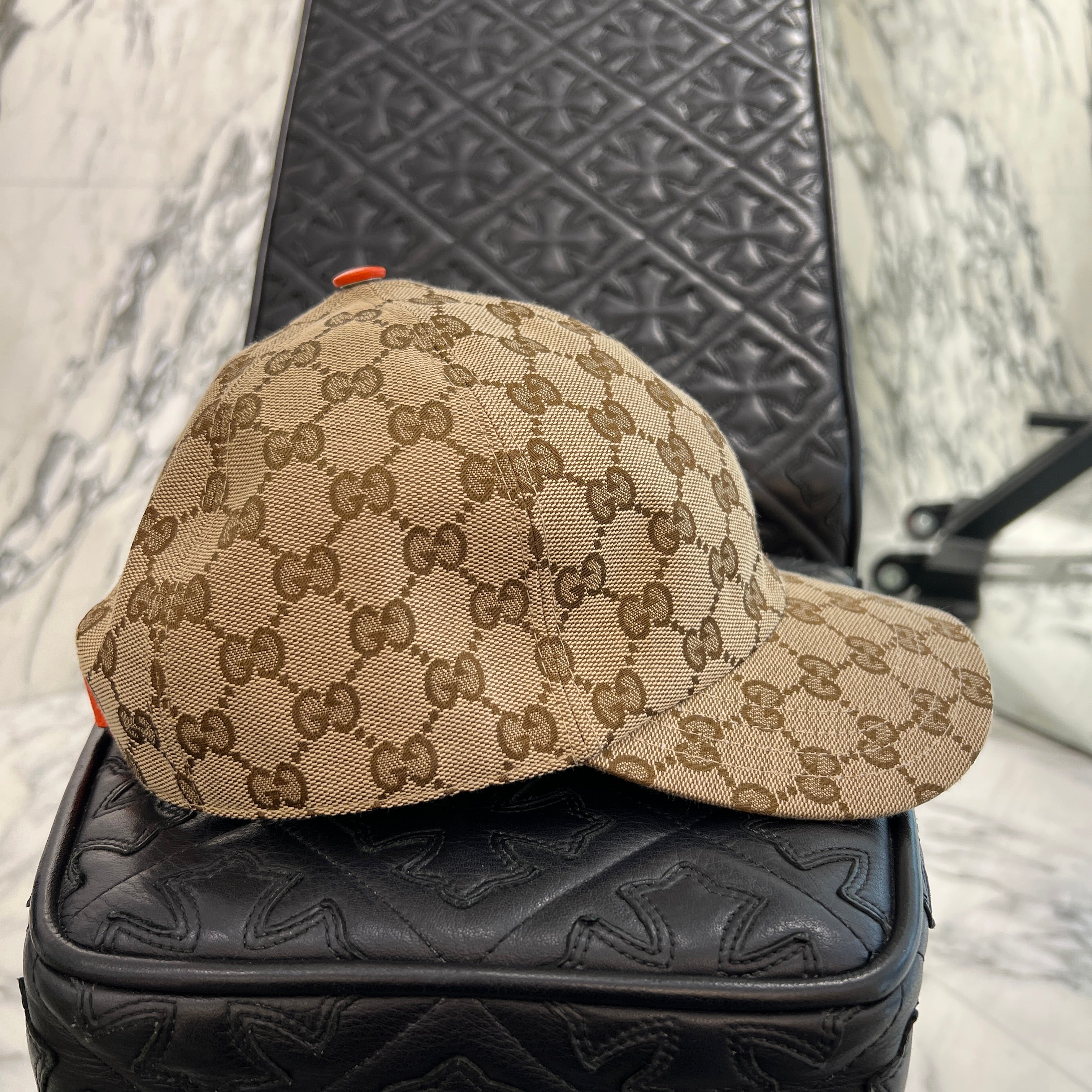 GUCCI × THE NORTH FACE 2021AW GG Canvas Baseball Cap 672155 4HAJR Size L (59cm) グッチ × ノースフェイス GGキャンバスベースボールキャップ  サイズL (59cm)