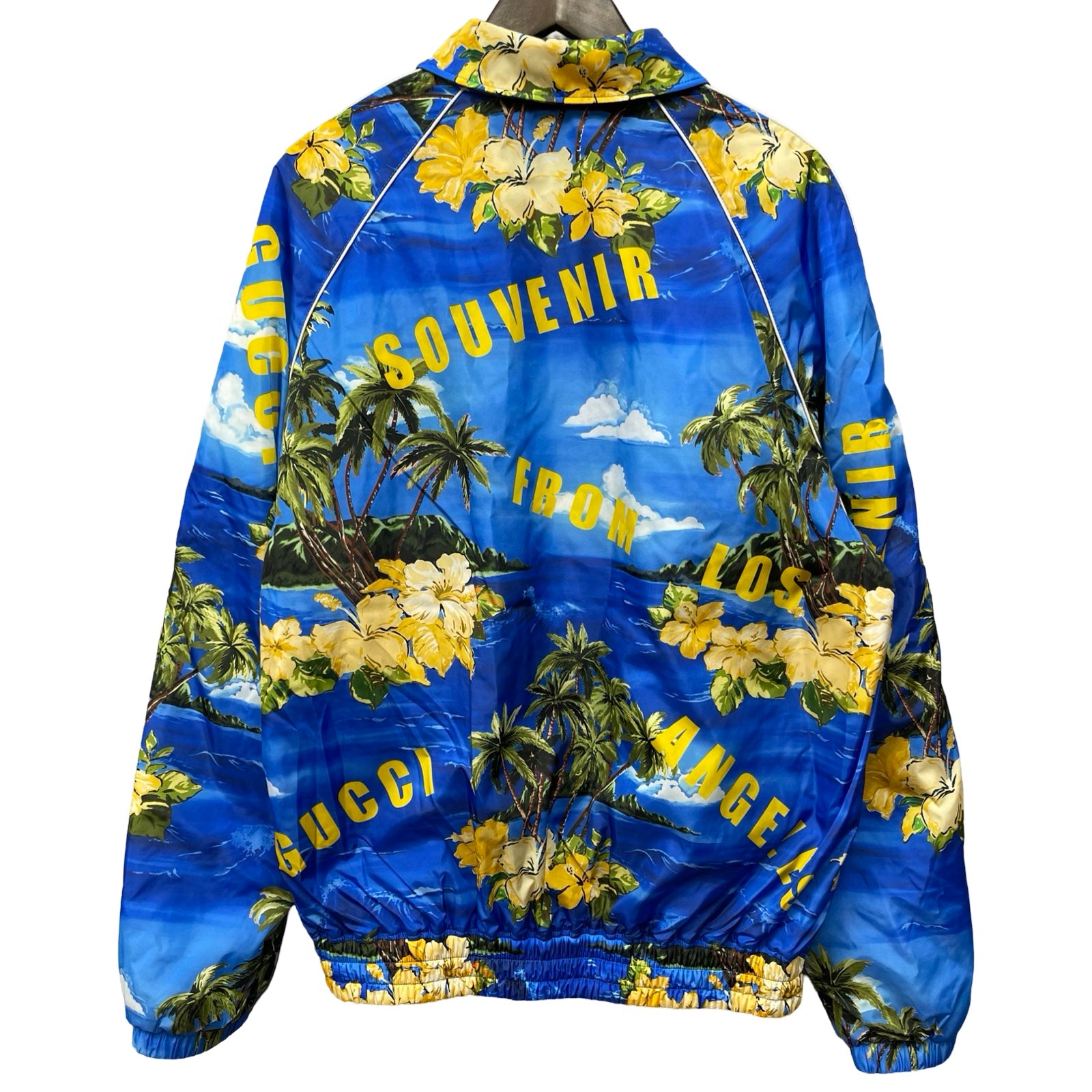 GUCCI 2022AW Gucci Souvenir From Los Angeles Print Nylon Jacket 694137 ZAJI0 Size 50