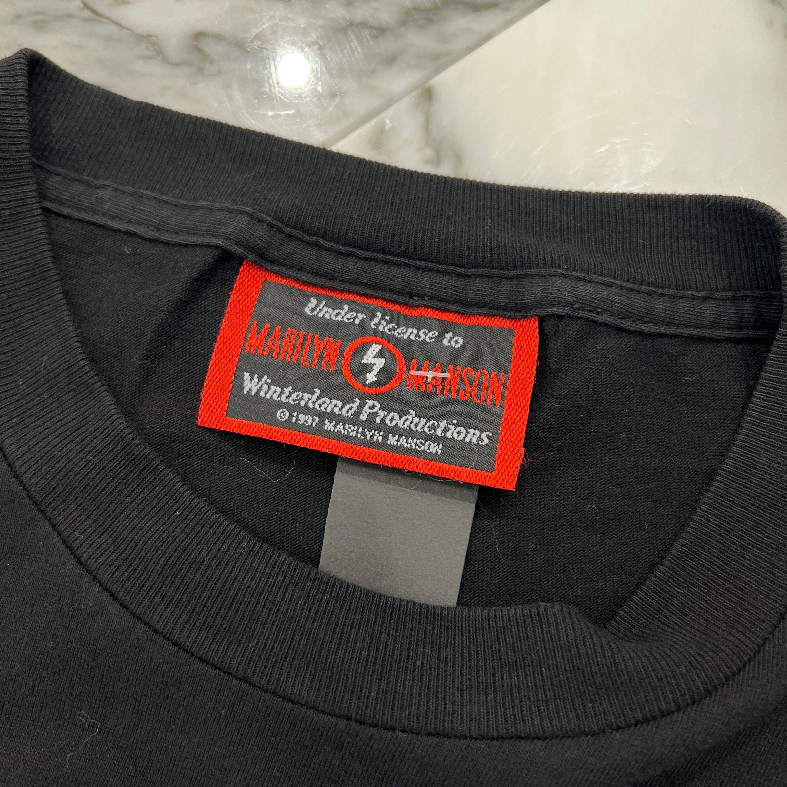 Vintage 90's Marilyn Manson "American Anti Christ" 1997 Winterland S/S Tee 90's マリリンマンソン "アメリカンアンチクライスト" ウィンターランド社製 Tシャツ