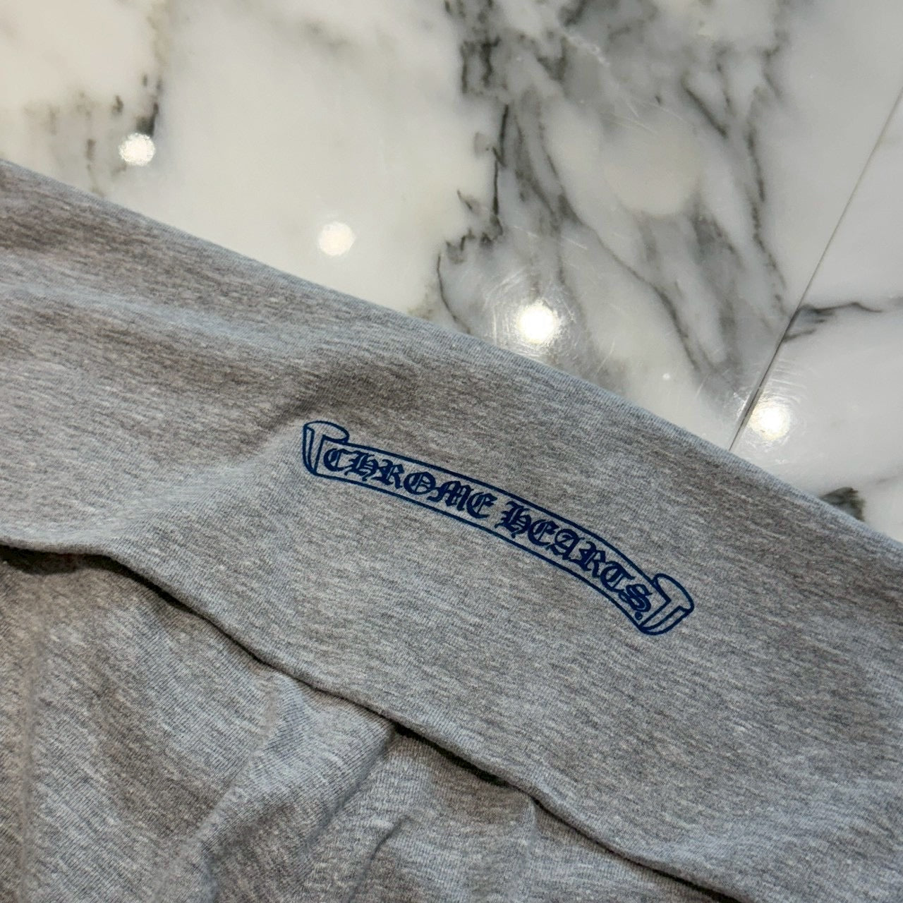 chrome hearts y not スウェットパンツ M CHROME HEARTS クロムハーツ Y NOT レザー クロスパッチ