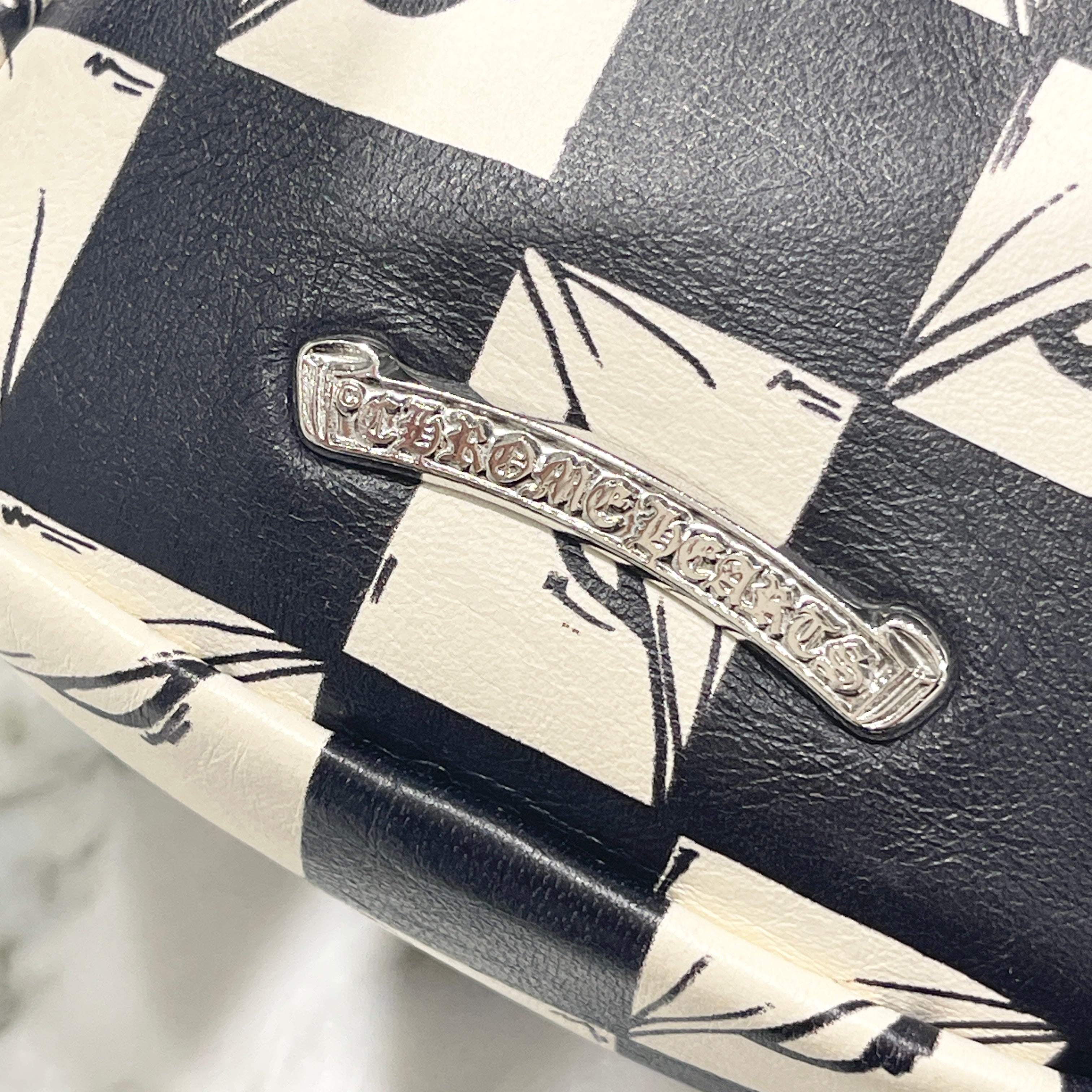 CHROME HEARTS × MATTY BOY PPO 99EYES TAKA MINI 3 Cemetery Cross Patch Shoulder Bag クロムハーツ × マッティボーイ プロ 99アイズ タカミニ 3セメタリークロスパッチ ショルダーバッグ