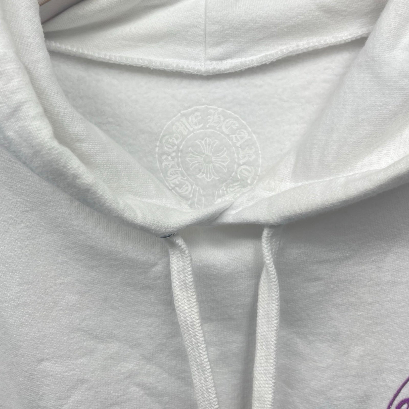 CHROME HEARTS 2024SS Online Limited Purple Glitter Hoodie Size L