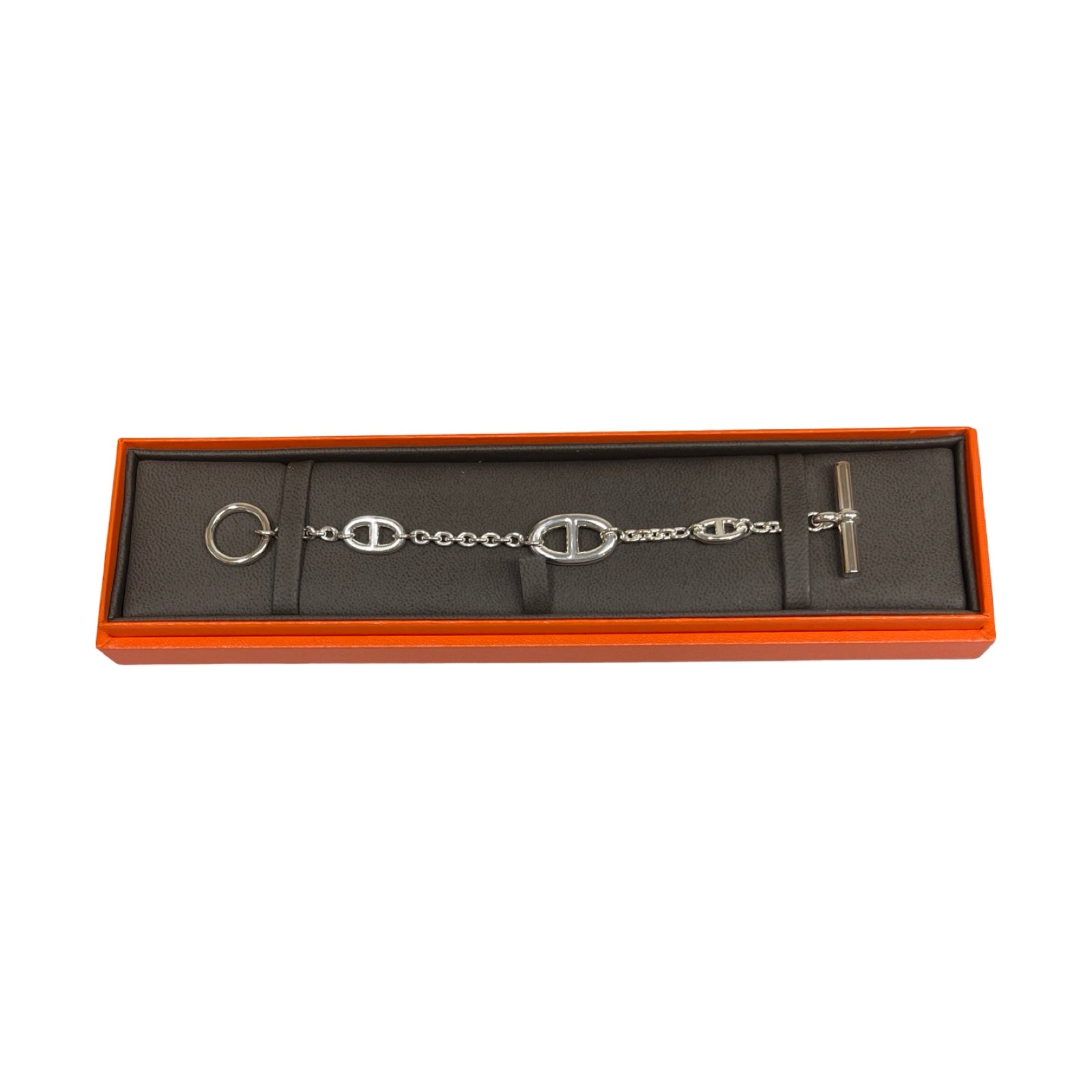 HERMES Chaine d’Ancre Farandole Bracelet Size SH