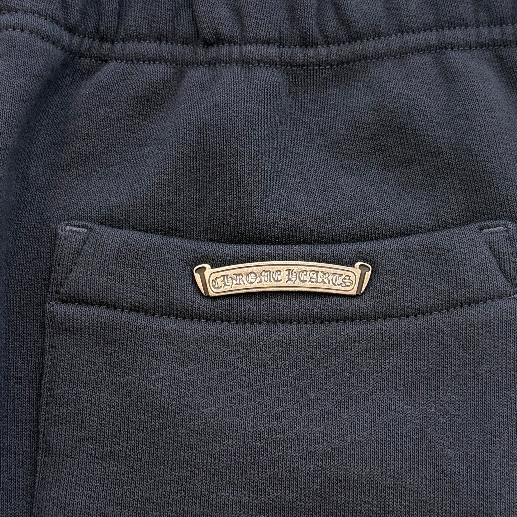 CHROME HEARTS GRP Y NOT 3 Cemetery Cross Patch Sweat Shorts Size L クロムハーツ GRP ワイノット 3 セメタリー クロスパッチ スウェットショーツ サイズL