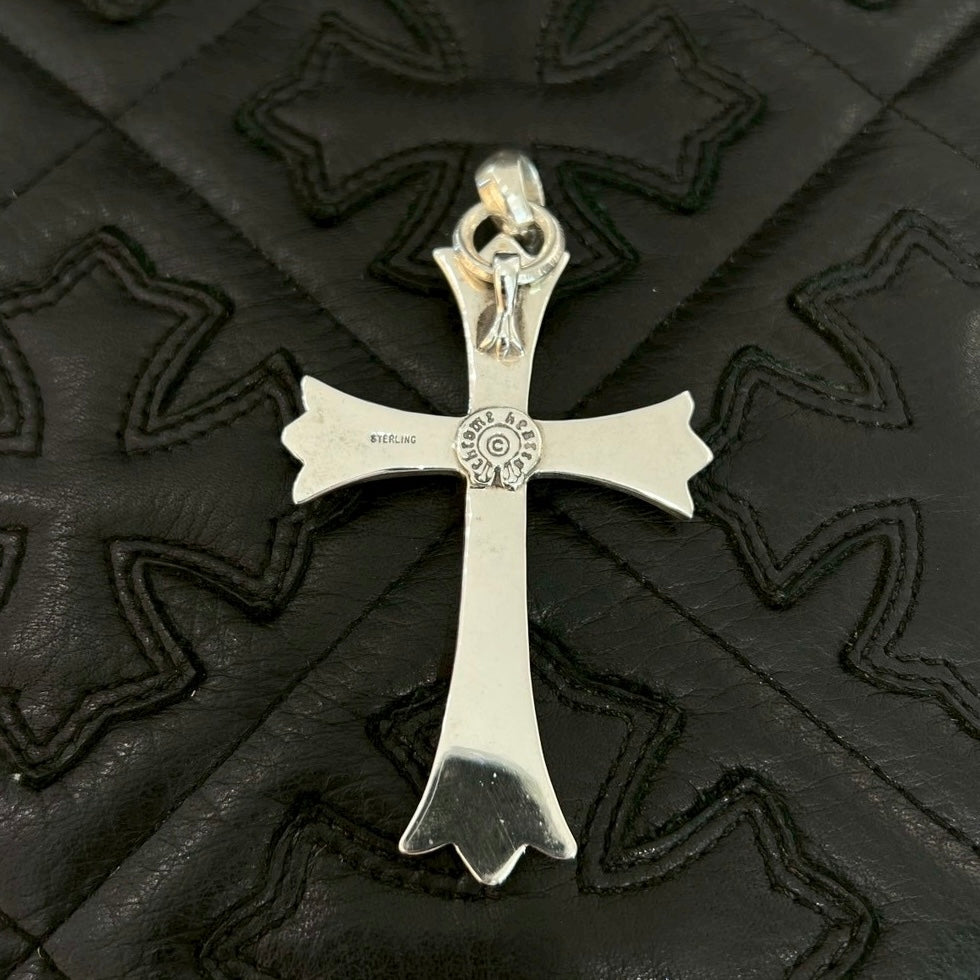 CHROME HEARTS Large Cross With Bail Pendant Top クロムハーツ ラージクロス ウィズ ベイル ペンダントトップ