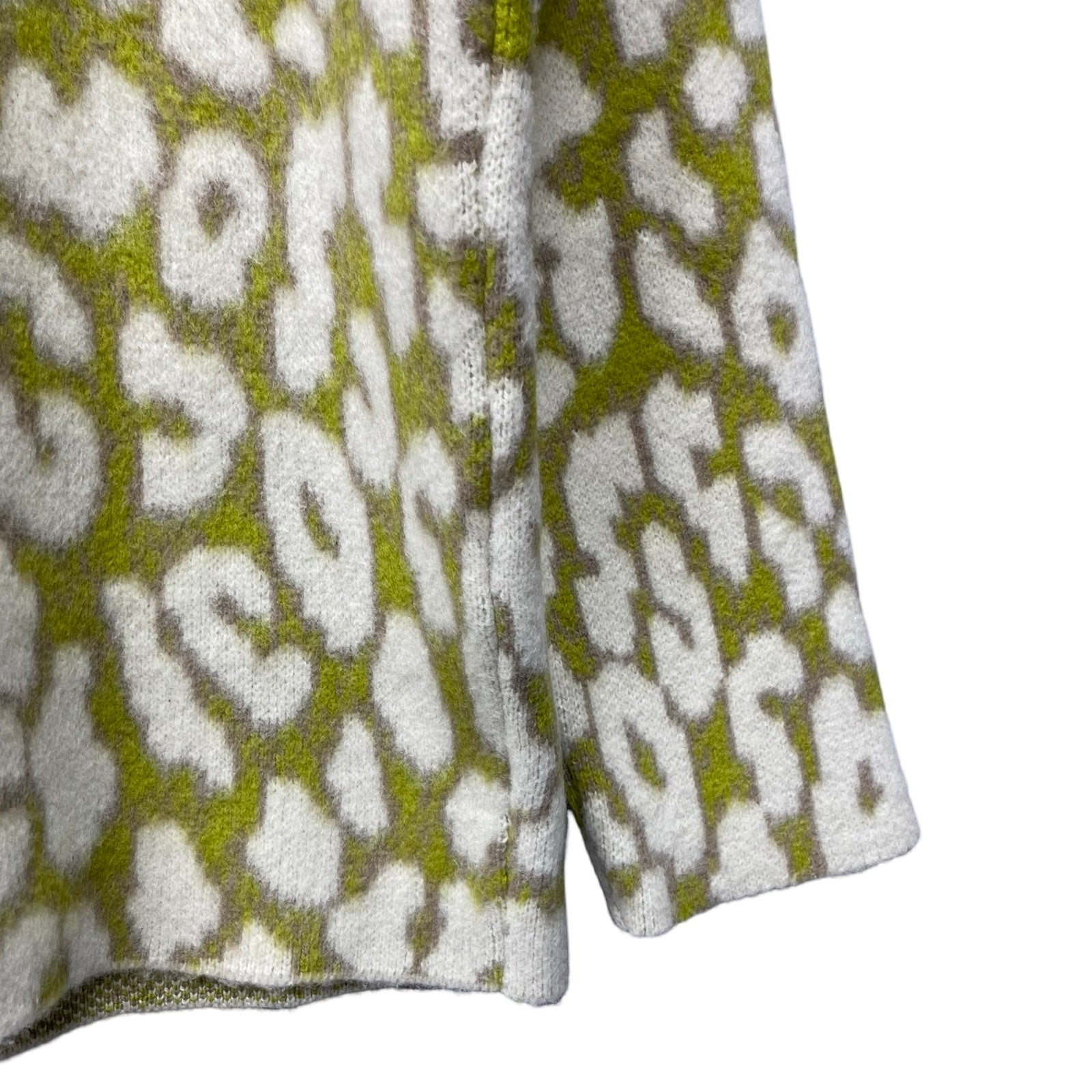 DIOR 2021AW Dior Homme Leopard Cashmere High Neck Sweater 213M638AT426 Size S