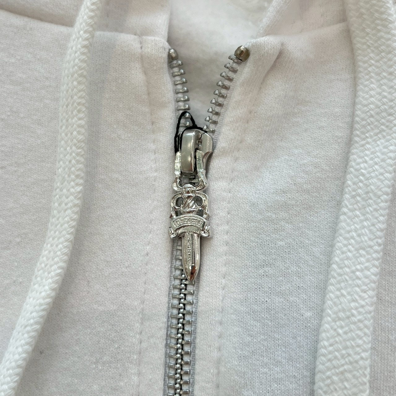 CHROME HEARTS Vertical Logo Zip Up Hoodie Size XL クロムハーツ ヴァーティカルロゴ ジップアップフーディー サイズXL
