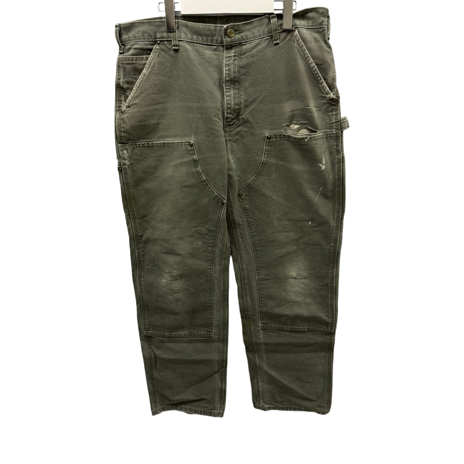 Carhartt Double Knee Denim Painter Pants Size 36×32