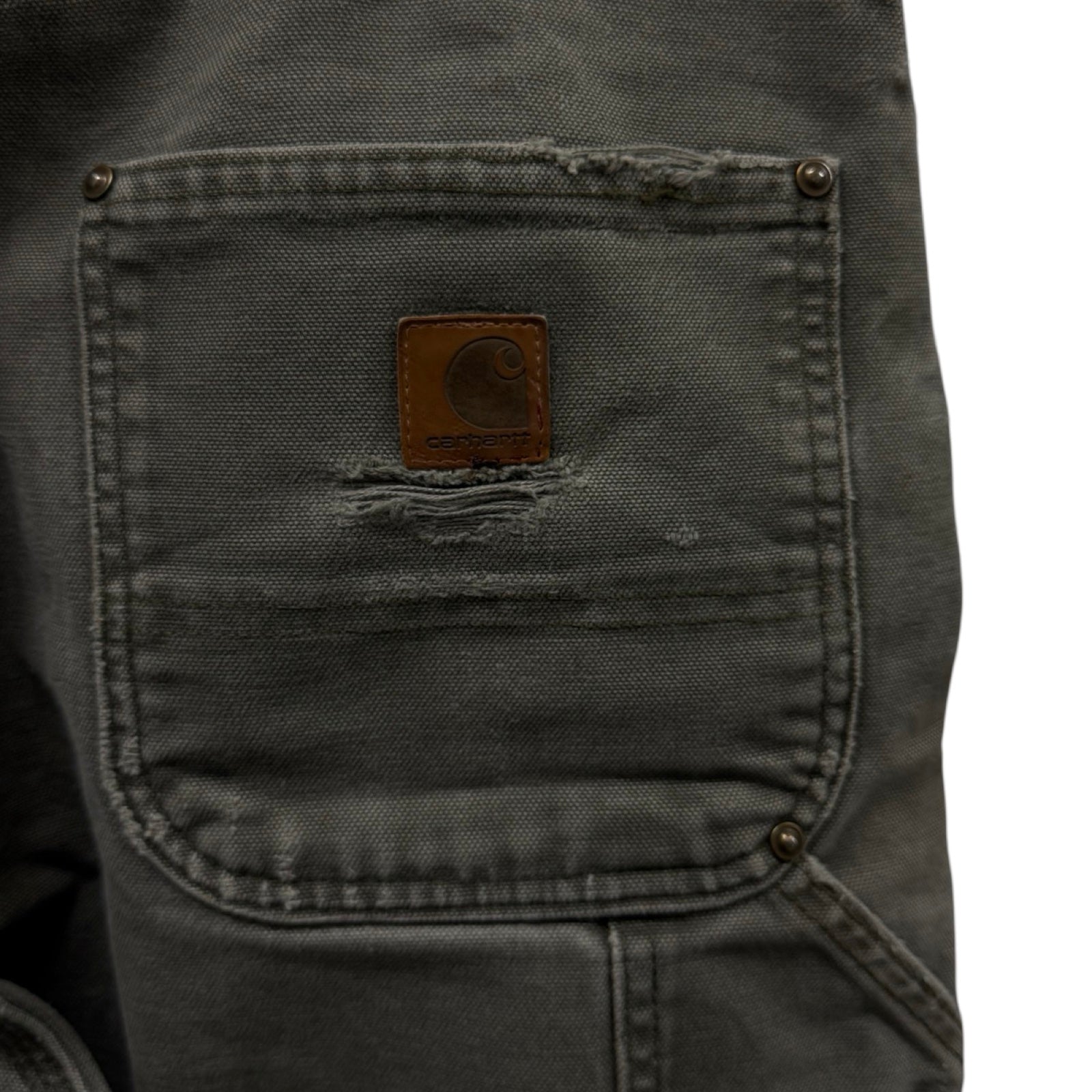 Carhartt Double Knee Denim Painter Pants Size 36×32