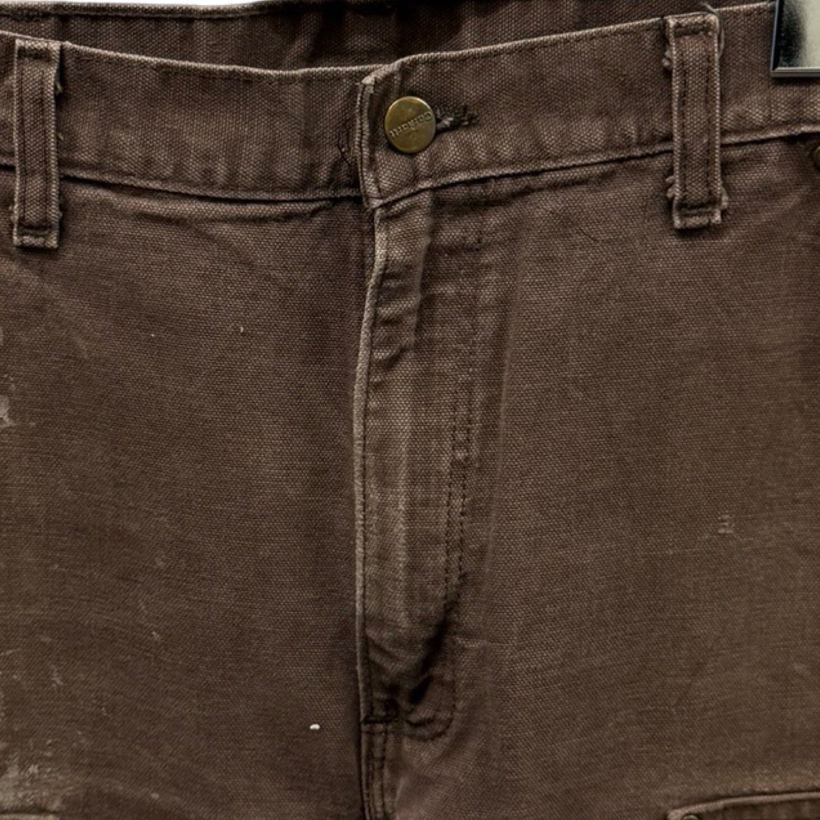 Carhartt Double Knee Denim Painter Pants Size 34×32