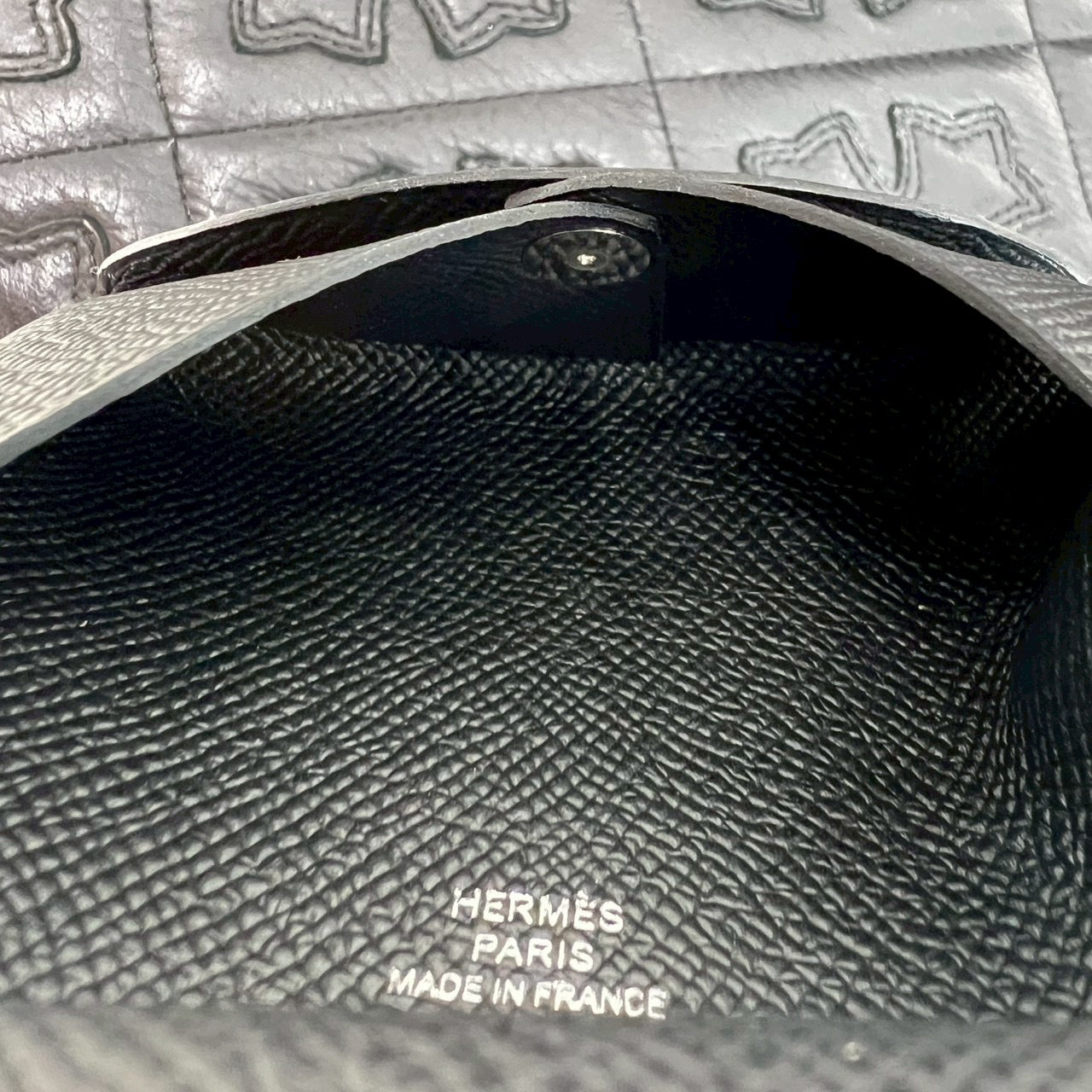 HERMES Calvi Duo Card Case "NOIR" B刻印 エルメス カルヴィデュオ カードケース "ノワール" B刻印