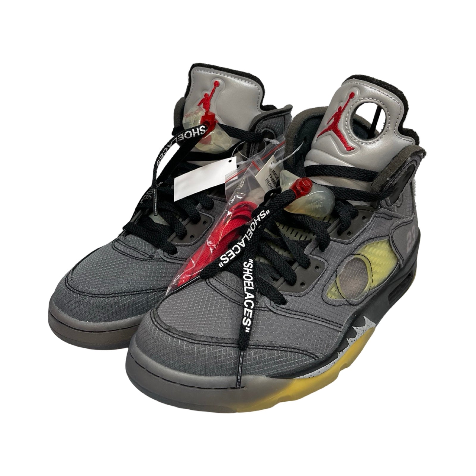 OFF WHITE×Air Jordan 2020AW 5 Retro SP CT8480 001 Size US8(26cm)