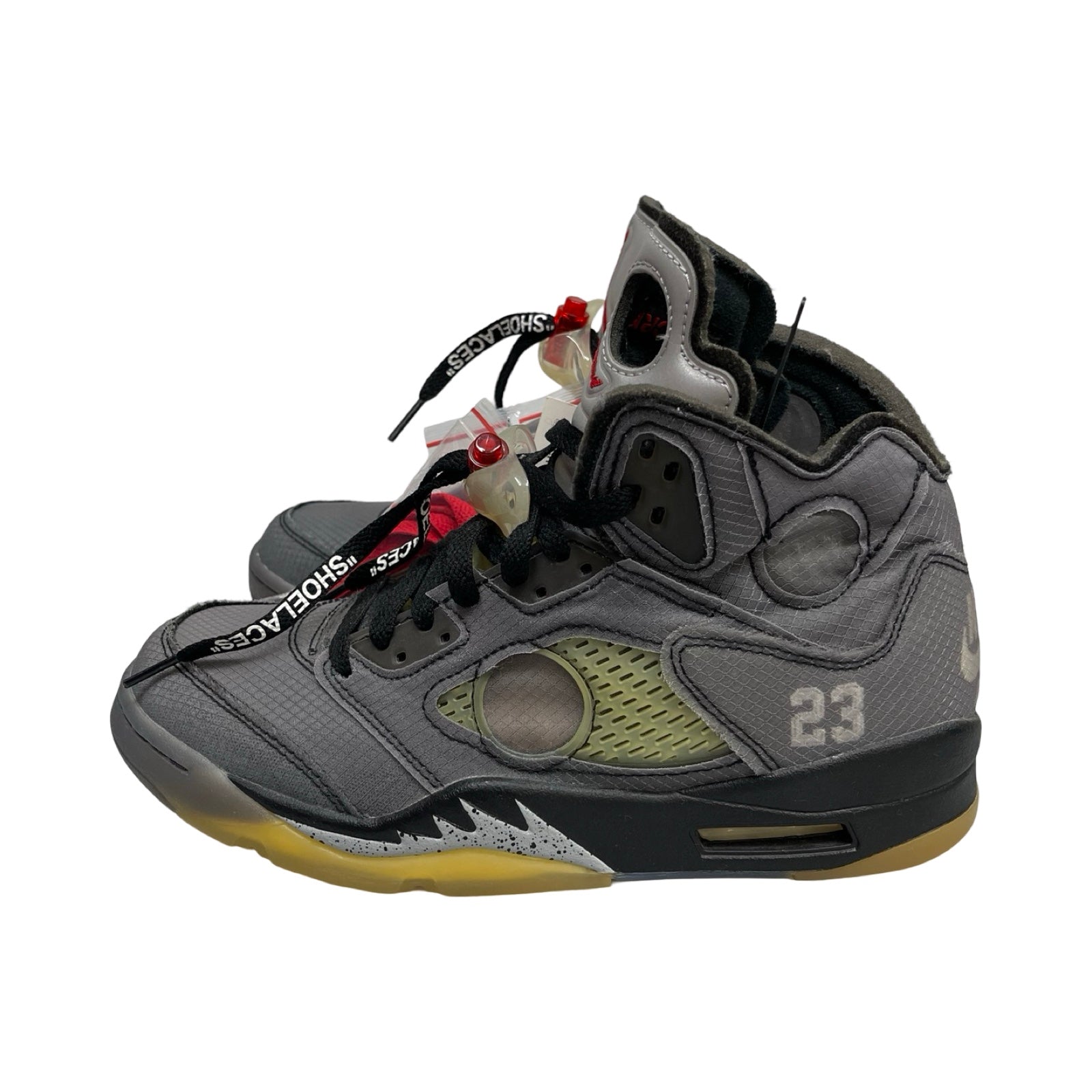 OFF WHITE×Air Jordan 2020AW 5 Retro SP CT8480 001 Size US8(26cm)